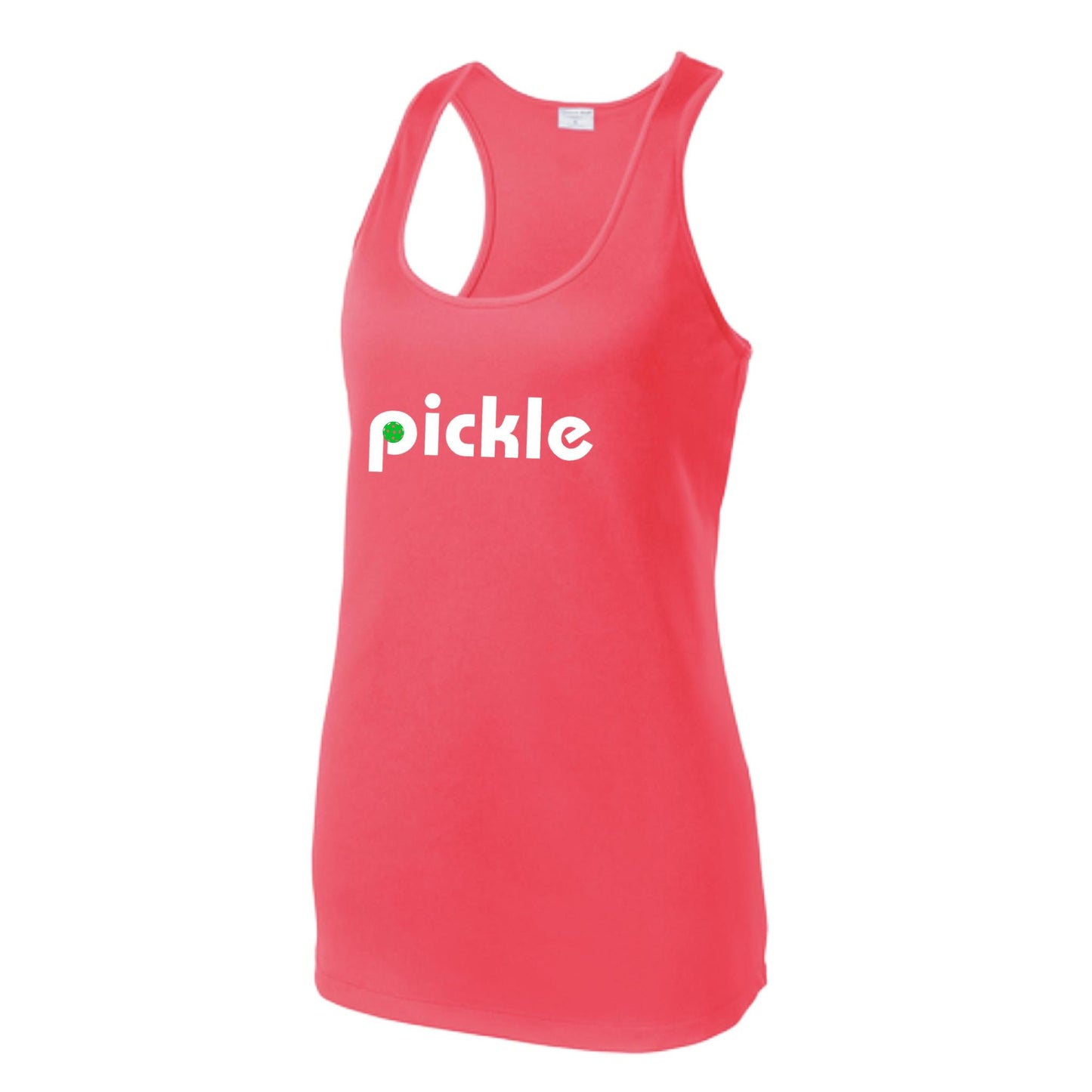 Pickle (Customizable) | Women's Racerback Pickleball Tank | 100% Polyester