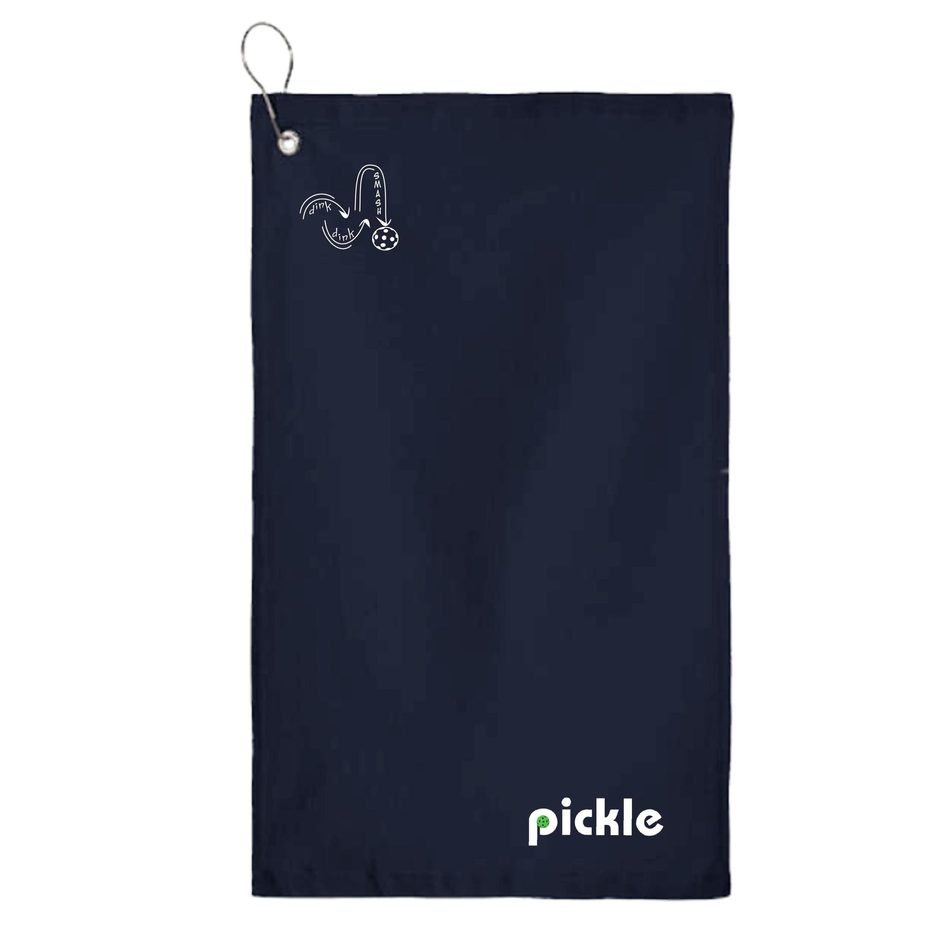 Pickle | Pickleball Court Towels | Grommeted 100% Cotton Terry Velour