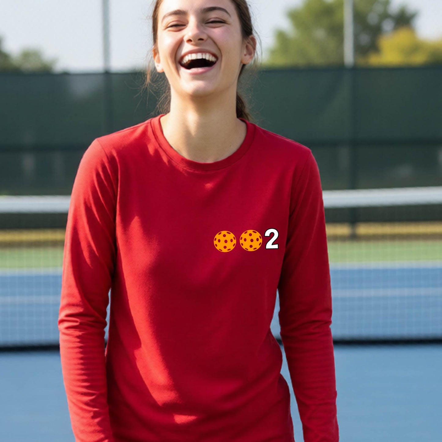 Kids Pickleball Shirt – Youth Athletic Tee for Young Players-Custom 10 Pickleball Colors-Long-Sleeve
