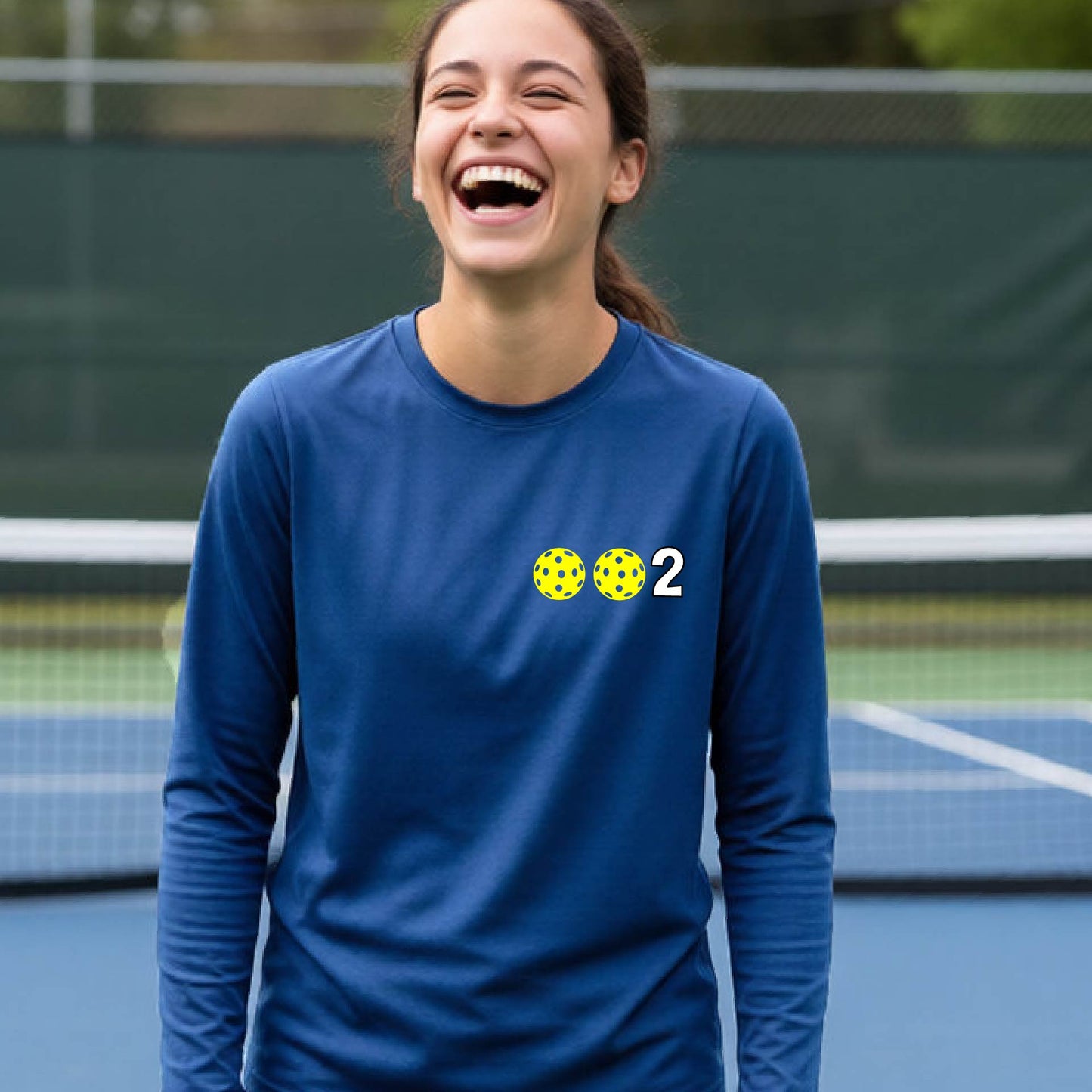 Kids Pickleball Shirt – Youth Athletic Tee for Young Players-Custom 10 Pickleball Colors-Long-Sleeve