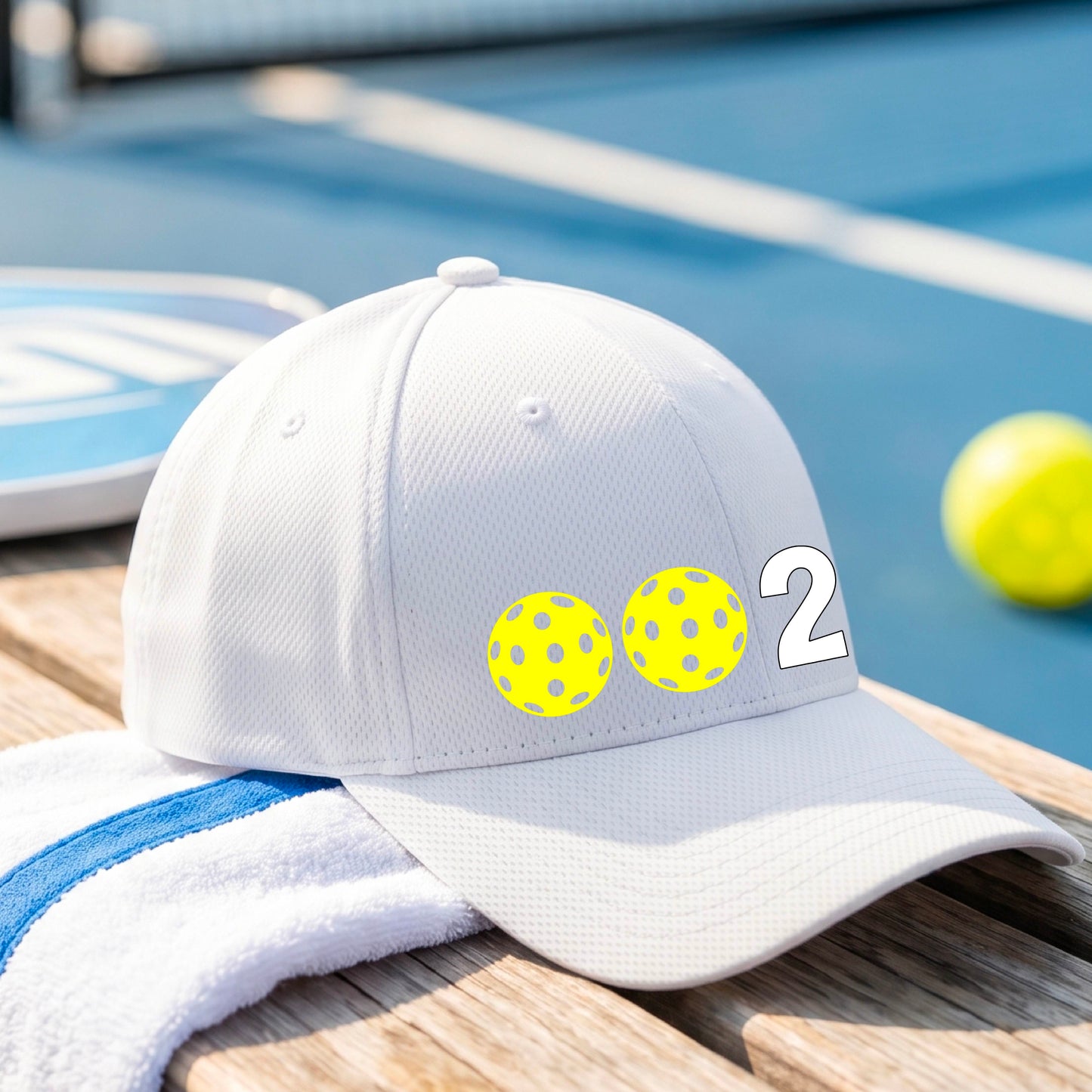 Pickleball Hat – Mid-Profile Cap for Pickleball Players Customizable Pickleball Colors