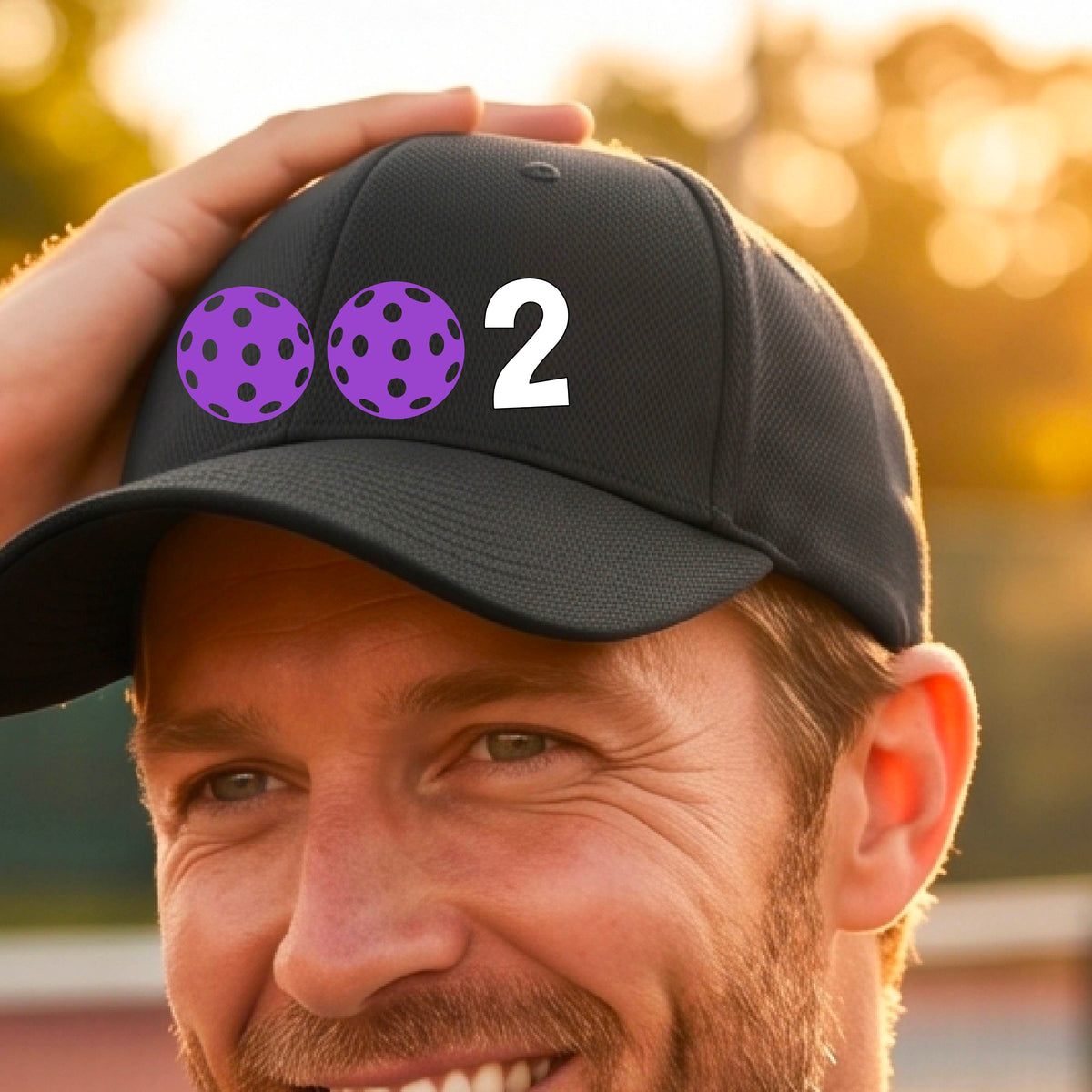 Pickleball Hat – Mid-Profile Cap for Pickleball Players Customizable Pickleball Colors