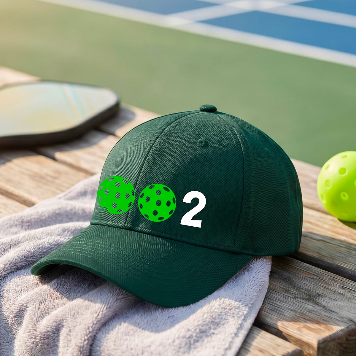 Pickleball Hat – Mid-Profile Cap for Pickleball Players Customizable Pickleball Colors
