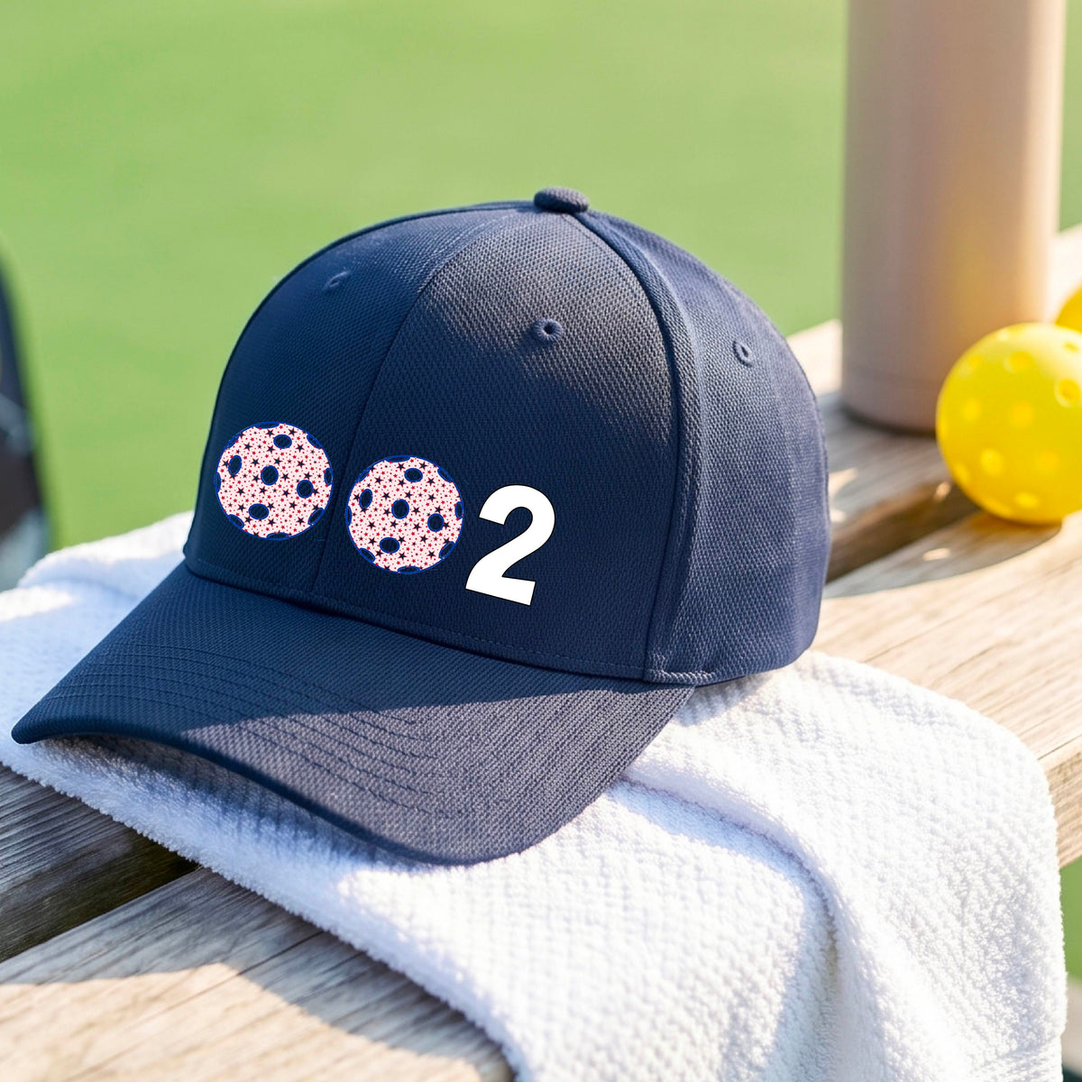 Pickleball Hat – Mid-Profile Cap for Pickleball Players Customizable Pickleball Colors