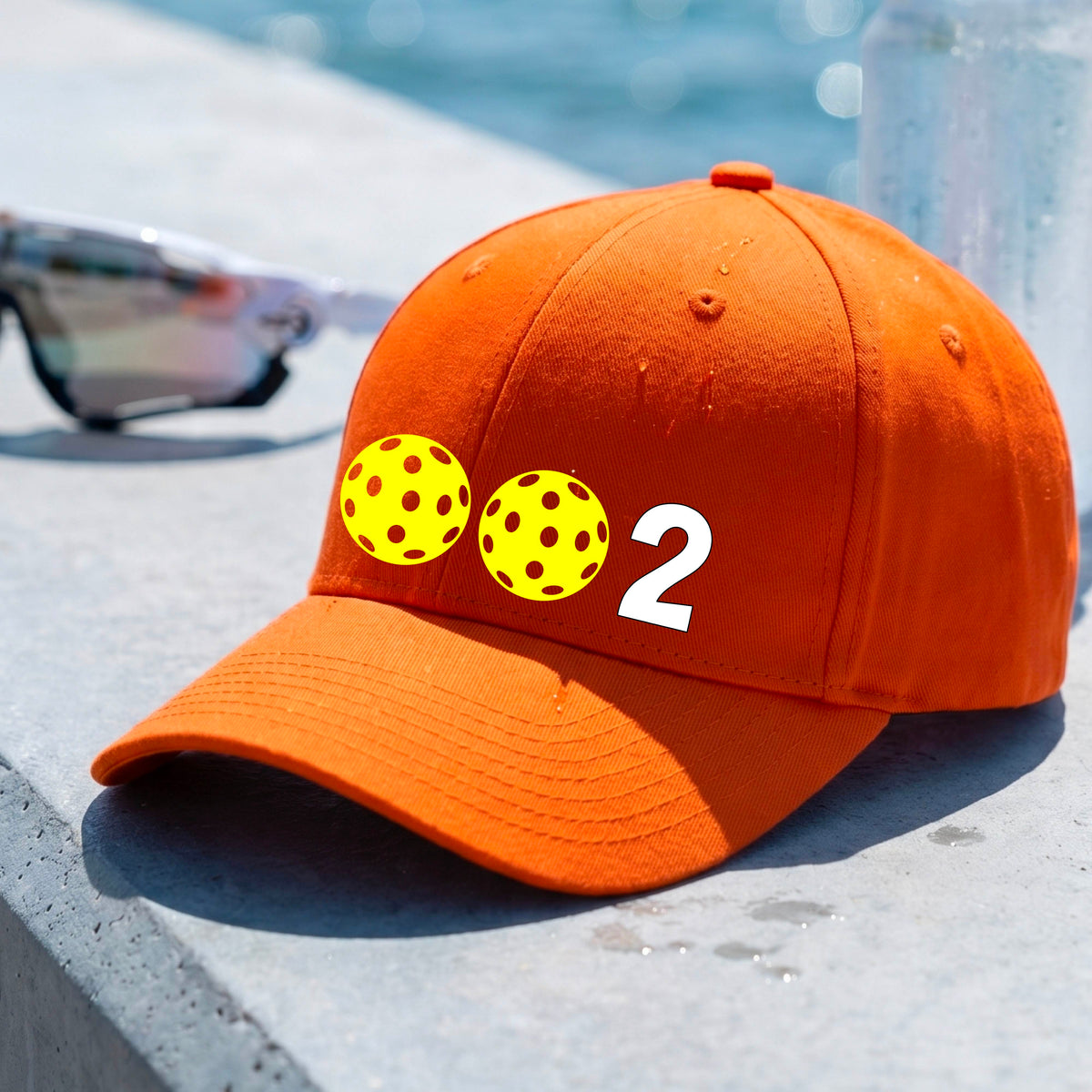 Pickleball Hat – Mid-Profile Cap for Pickleball Players Customizable Pickleball Colors