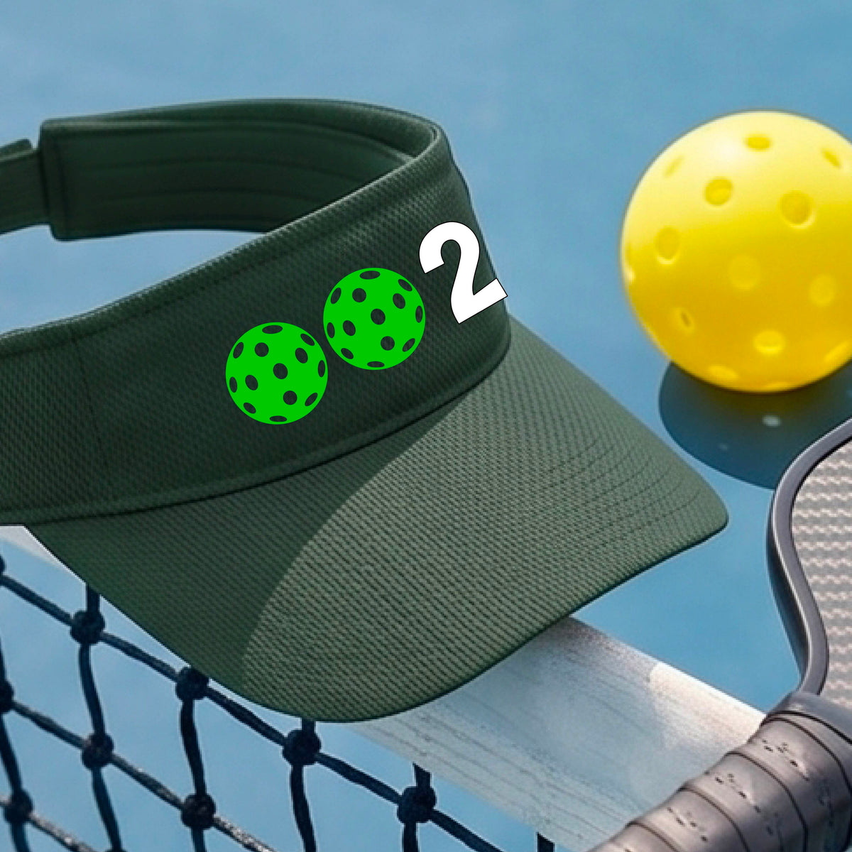 kleball Hat – Mid-Profile Cap for Pickleball Players Custom Pickleball Colors Moisture Wicking 100% Polyester