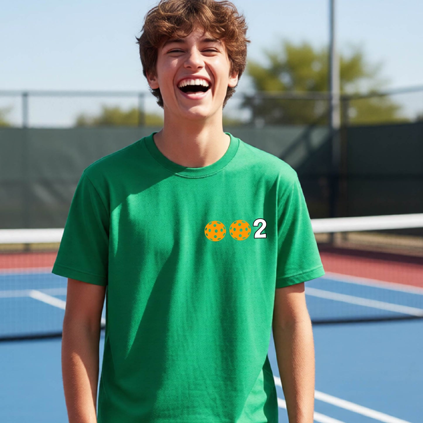 Youth Pickleball Shirt – Kids Athletic Pickleball Apparel 10 Custom Pickleball Colors-Short-Sleeve