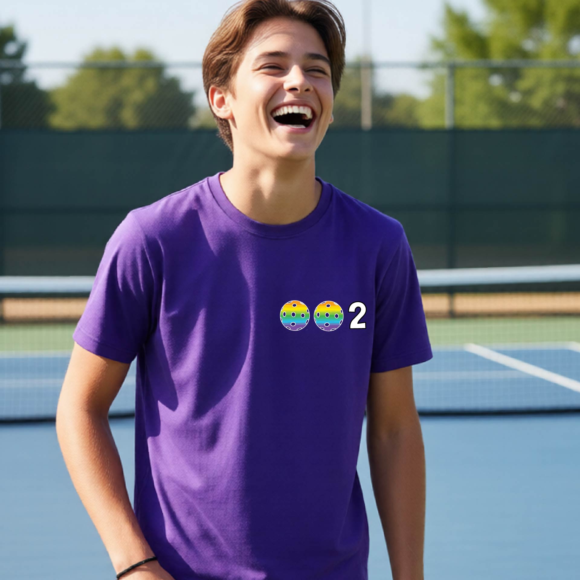 Youth Pickleball Shirt – Kids Athletic Pickleball Apparel 10 Custom Pickleball Colors-Short-Sleeve