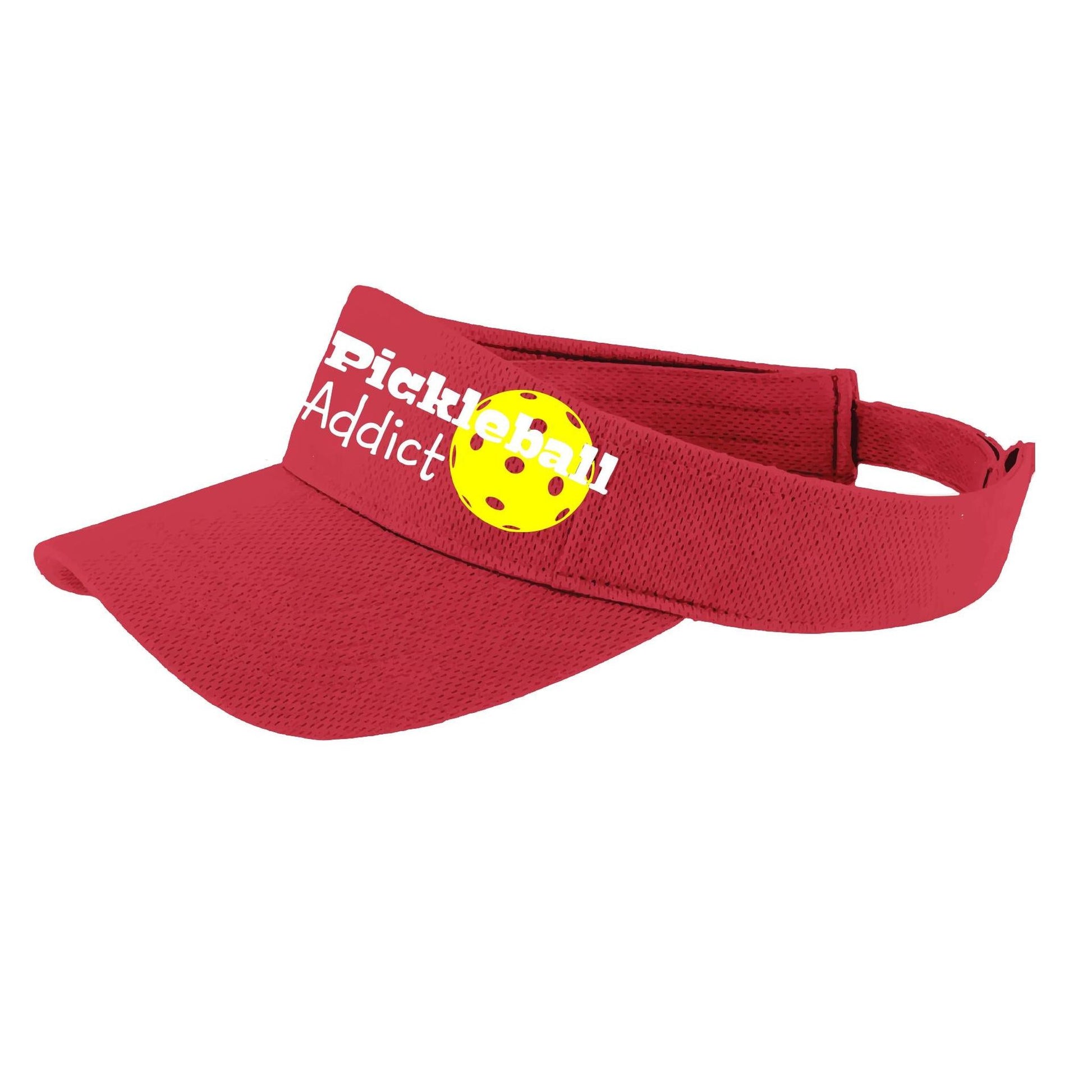 Pickleball Addict | Pickleball Visors | Moisture Wicking 100% Polyester