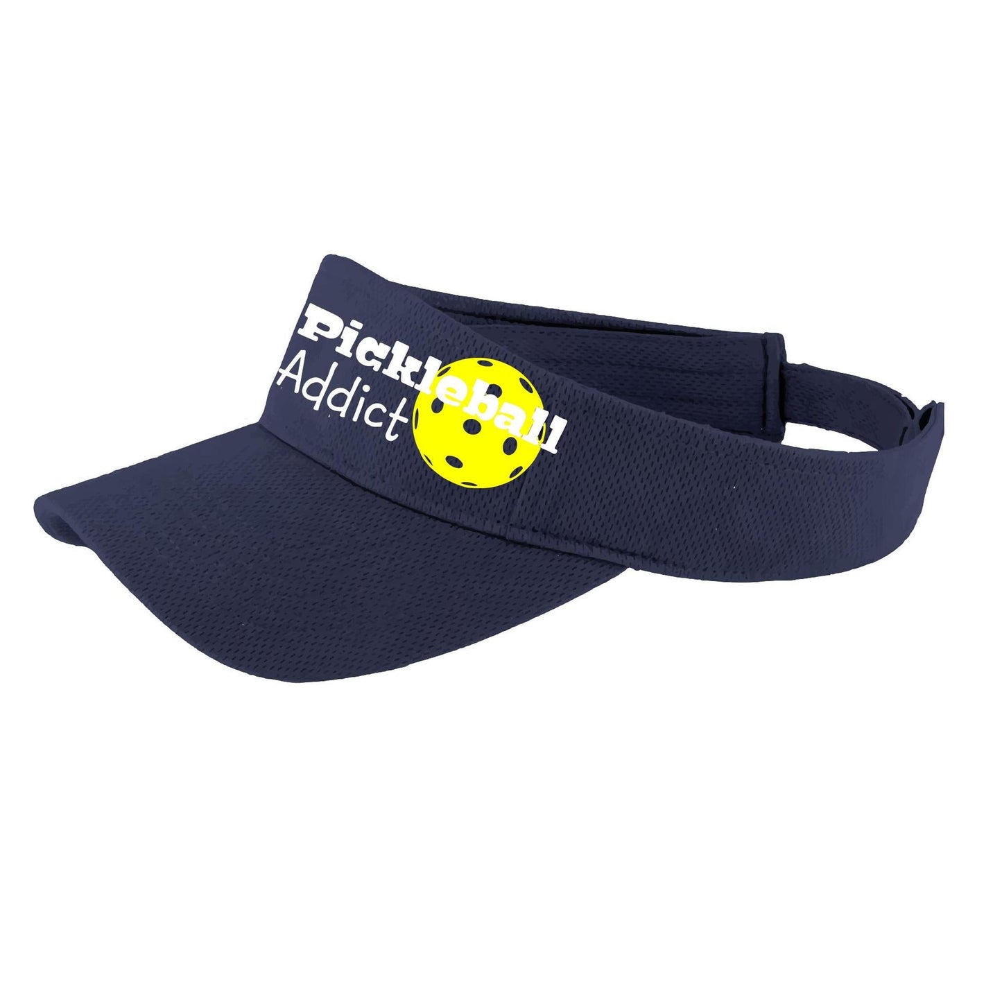 Pickleball Addict | Pickleball Visors | Moisture Wicking 100% Polyester