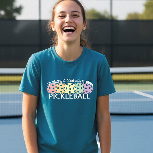 Youth Pickleball Shirt – Fun Gift for Kids Who Love Pickleball Short-Sleeve