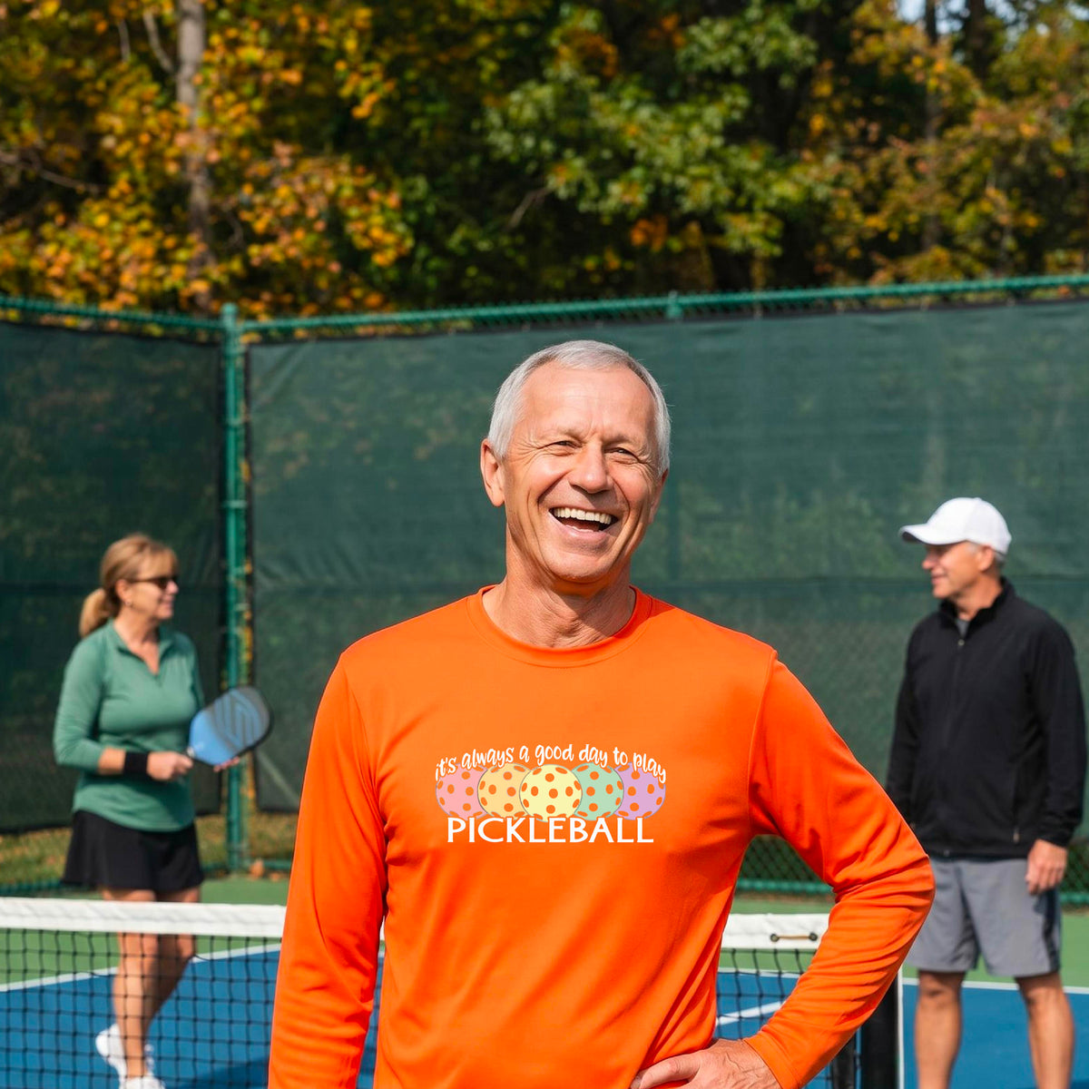 Men’s Pickleball Performance Shirt – Moisture-Wicking Athletic Top Long-Sleeve