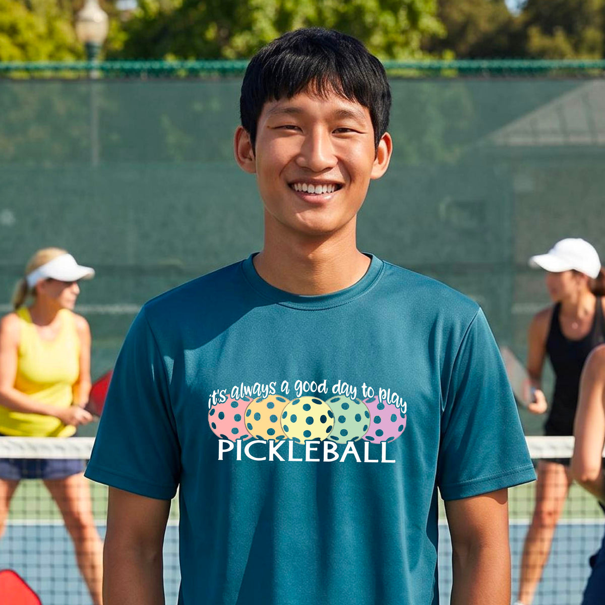 Men’s Pickleball Performance Shirt – Court & Casual Athletic Wear Short-Sleeve