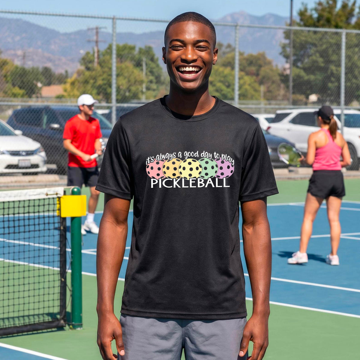 Men’s Pickleball Performance Shirt – Court & Casual Athletic Wear Short-Sleeve