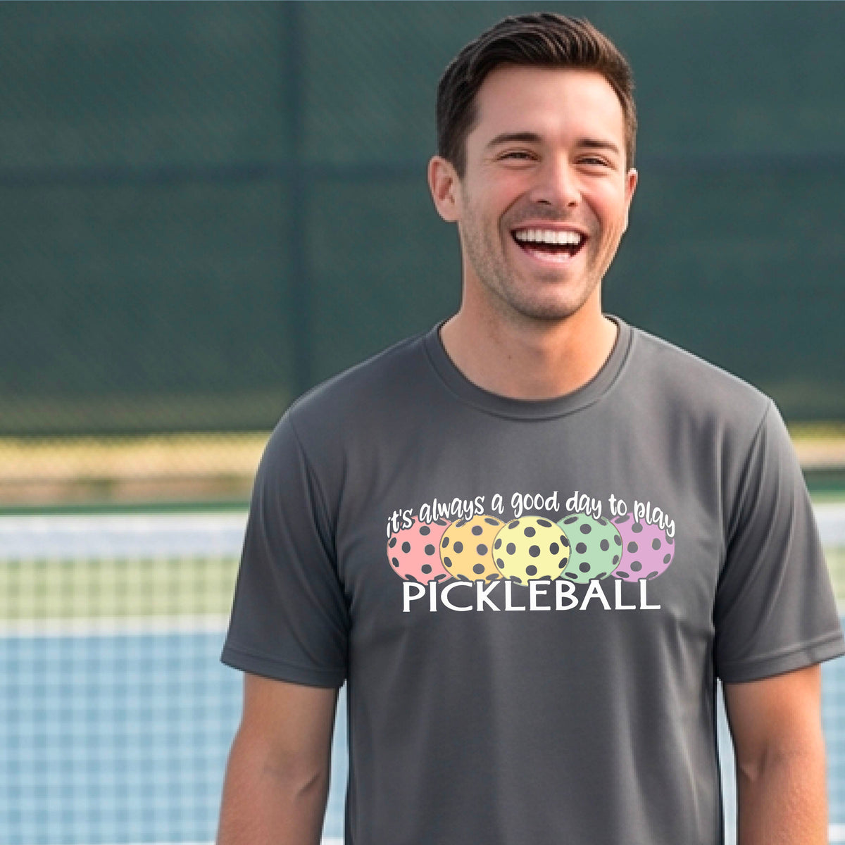 Men’s Pickleball Performance Shirt – Court & Casual Athletic Wear Short-Sleeve