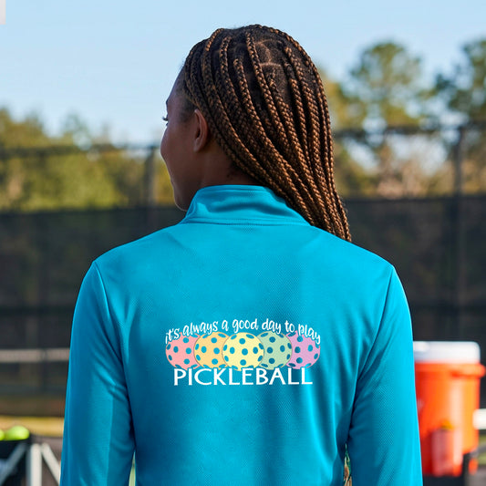 Women’s Pickleball Quarter-Zip Shirt – Athletic Performance Top