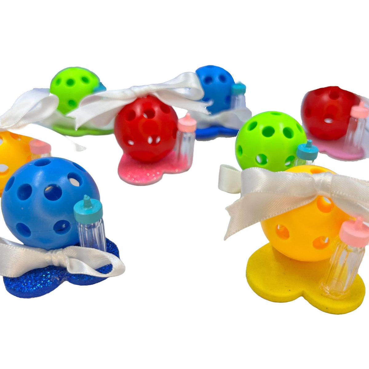 Pickleball Baby Shower Favors Or Cake Toppers (Set of 8) | Fun Pickleball Gifts