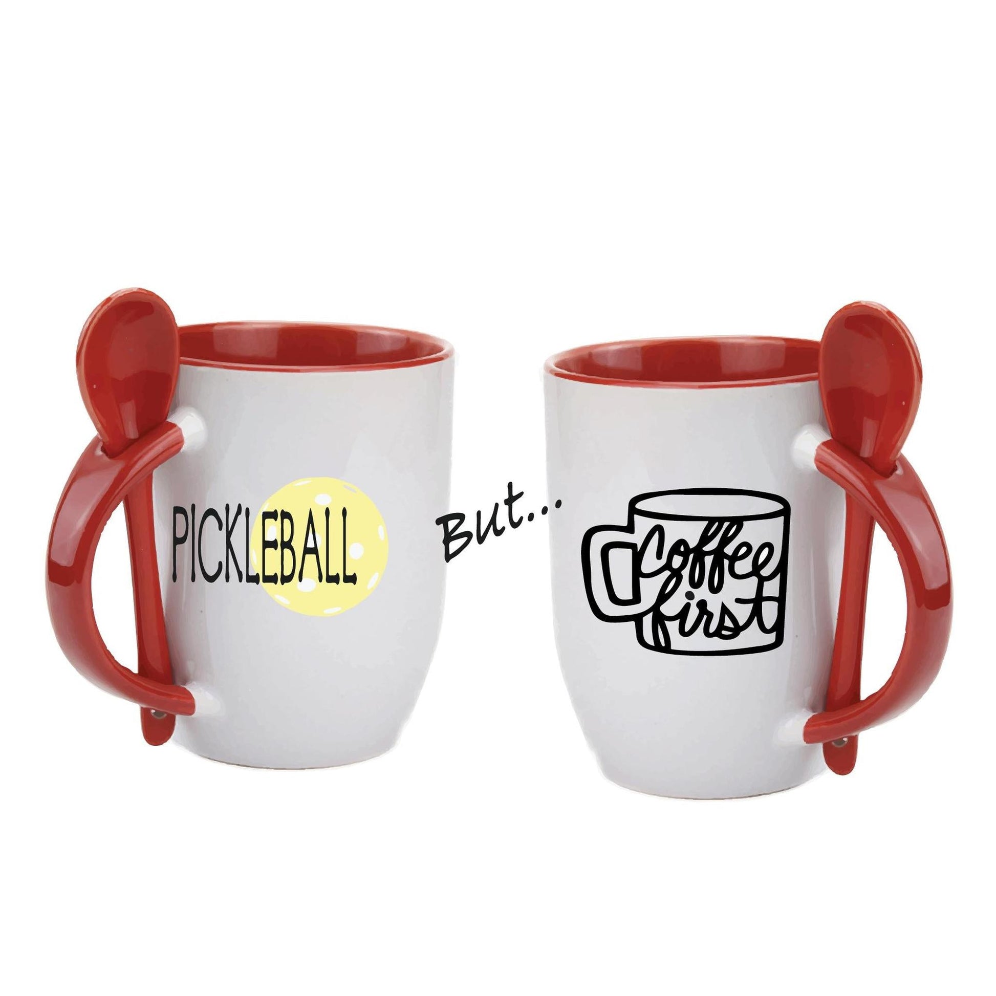 Pickleball But Coffee First | Pickleball Coffee Cup | Fun Pickleball Gifts