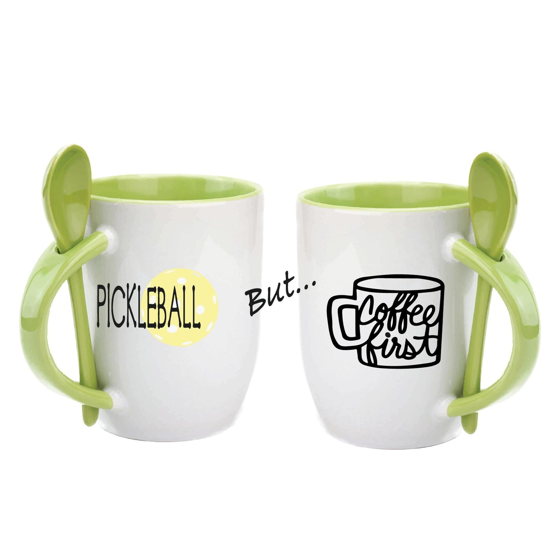 Pickleball But Coffee First | Pickleball Coffee Cup | Fun Pickleball Gifts