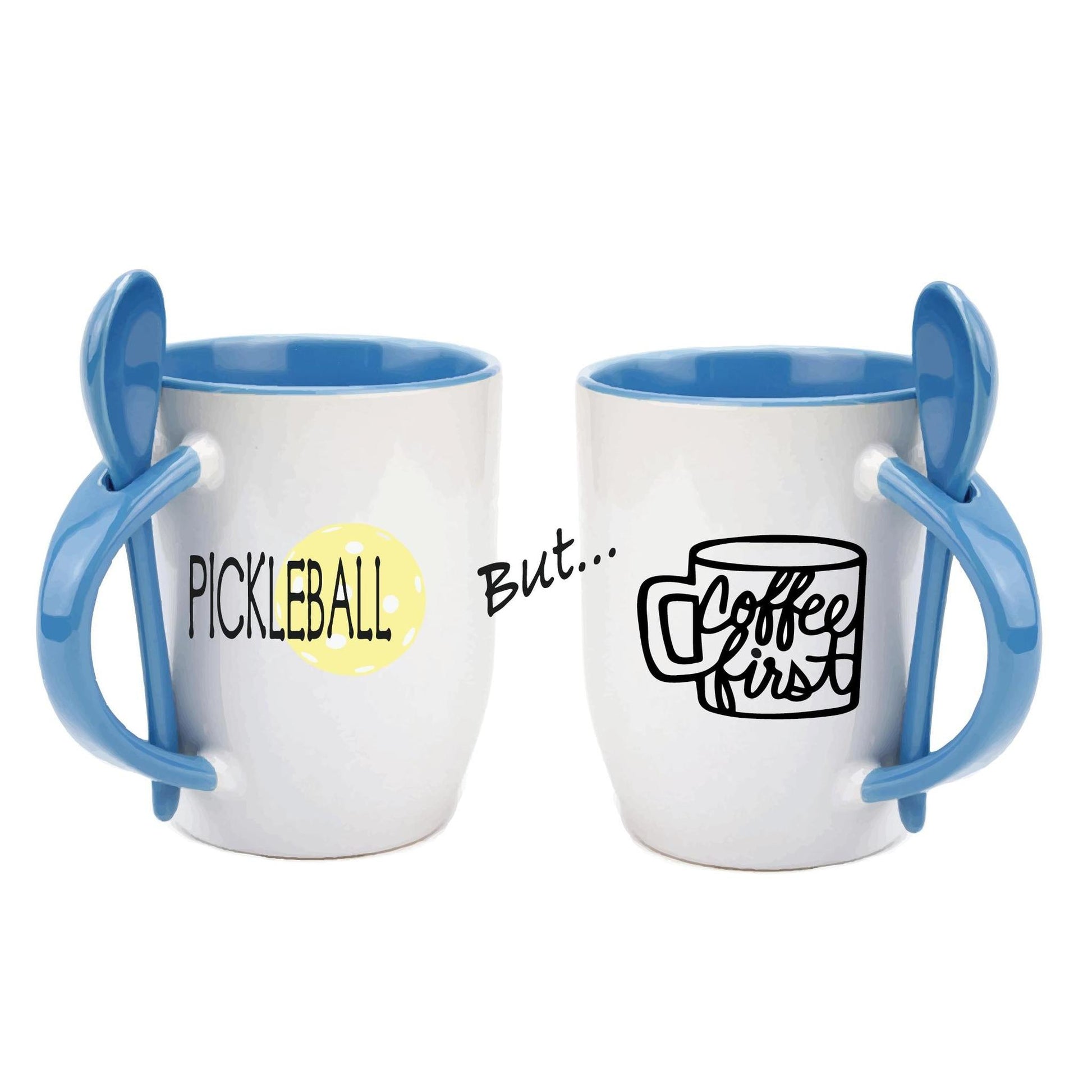 Pickleball But Coffee First | Pickleball Coffee Cup | Fun Pickleball Gifts