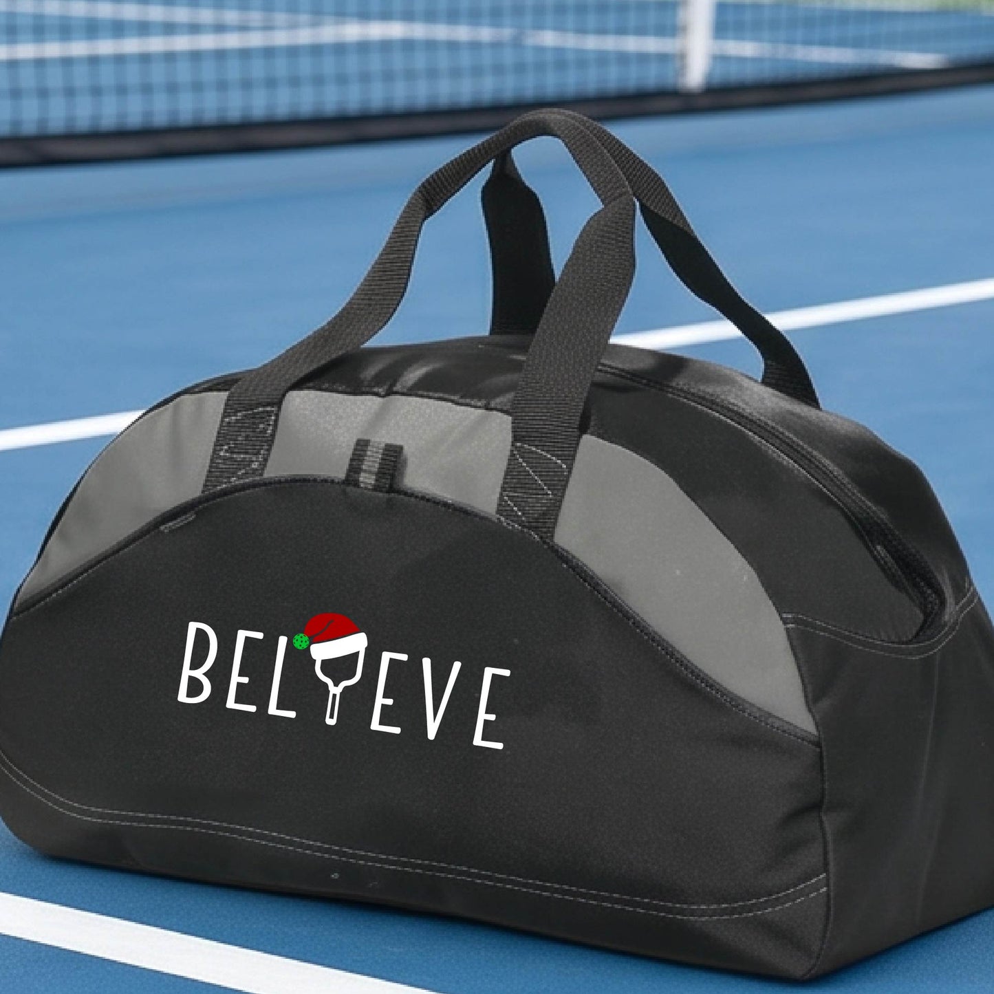 Holiday Pickleball Duffel Bag – Christmas Pickleball Sports Bag & Player Gift