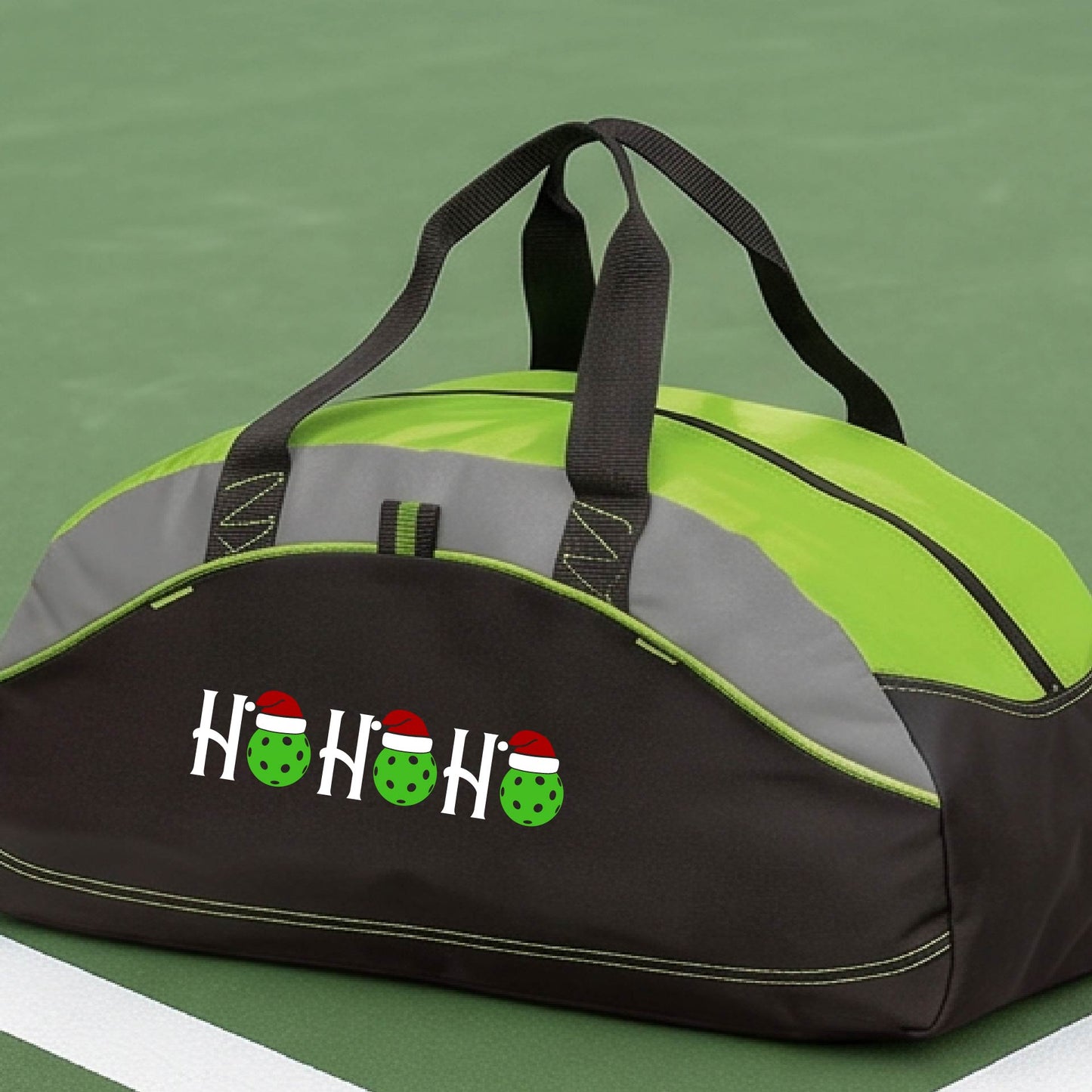 Holiday Pickleball Duffel Bag – Christmas Pickleball Sports Bag & Player Gift