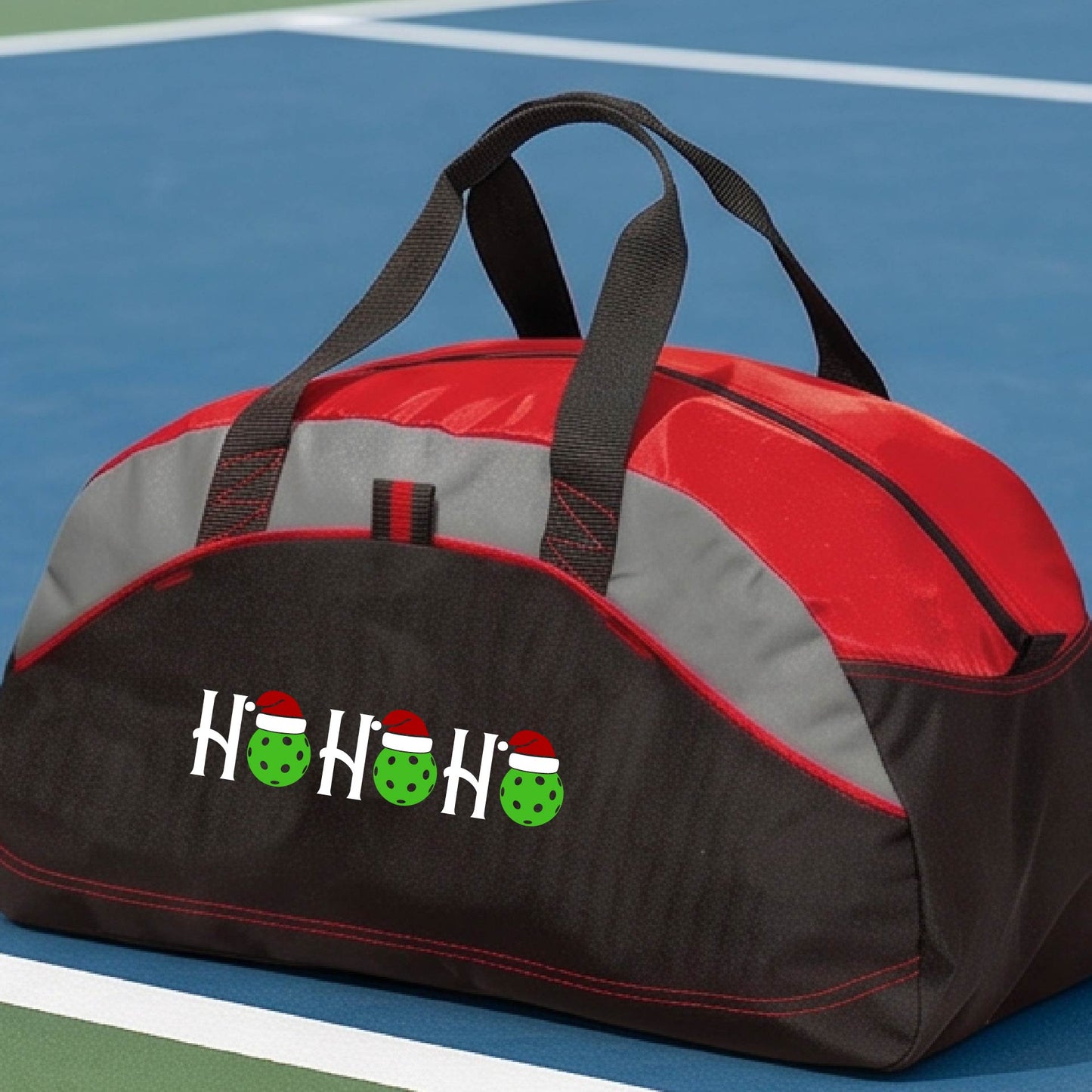 Holiday Pickleball Duffel Bag – Christmas Pickleball Sports Bag & Player Gift