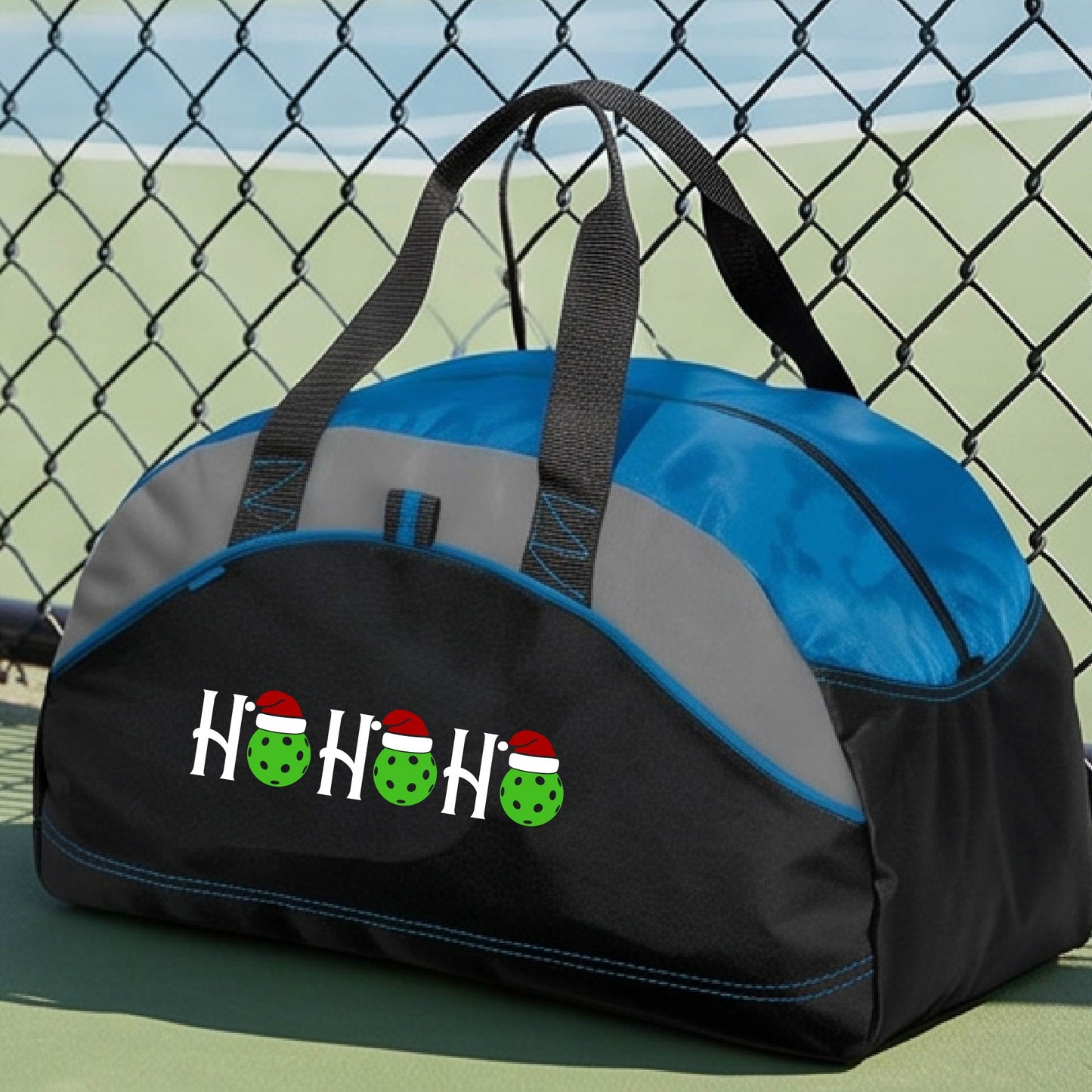 Holiday Pickleball Duffel Bag – Christmas Pickleball Sports Bag & Player Gift