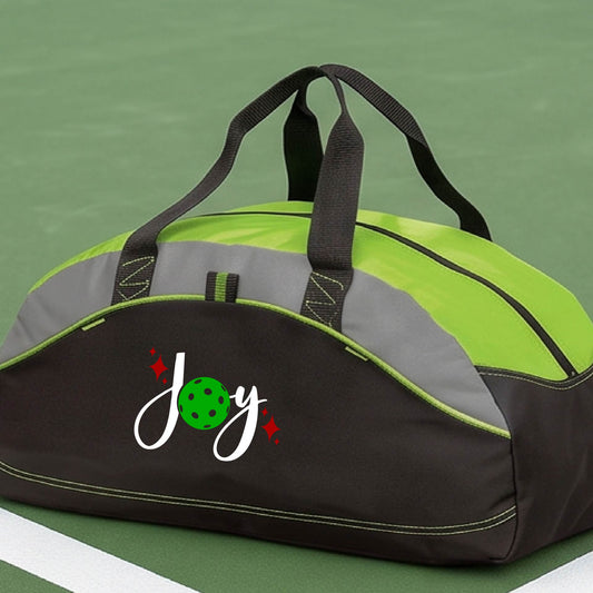 Christmas Pickleball Sports Bag – Festive Holiday Duffel Bag & Pickleball Gift