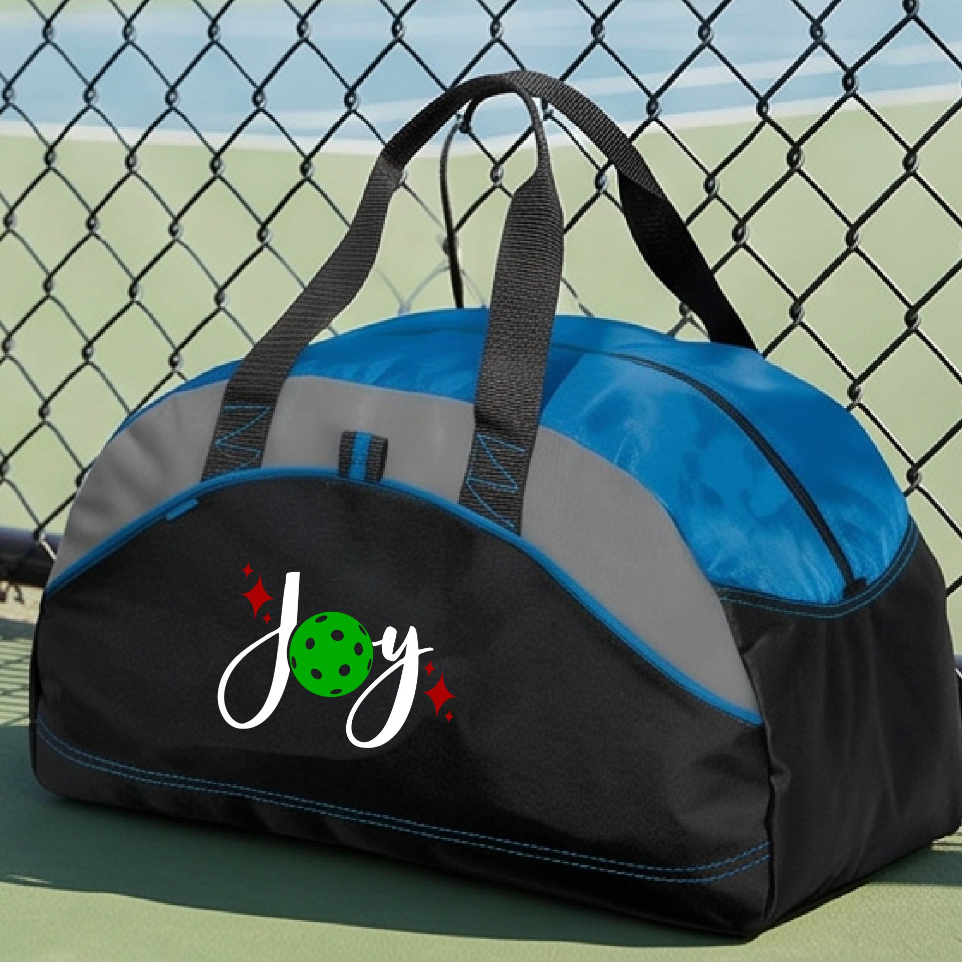 Christmas Pickleball Sports Bag – Festive Holiday Duffel Bag & Pickleball Gift