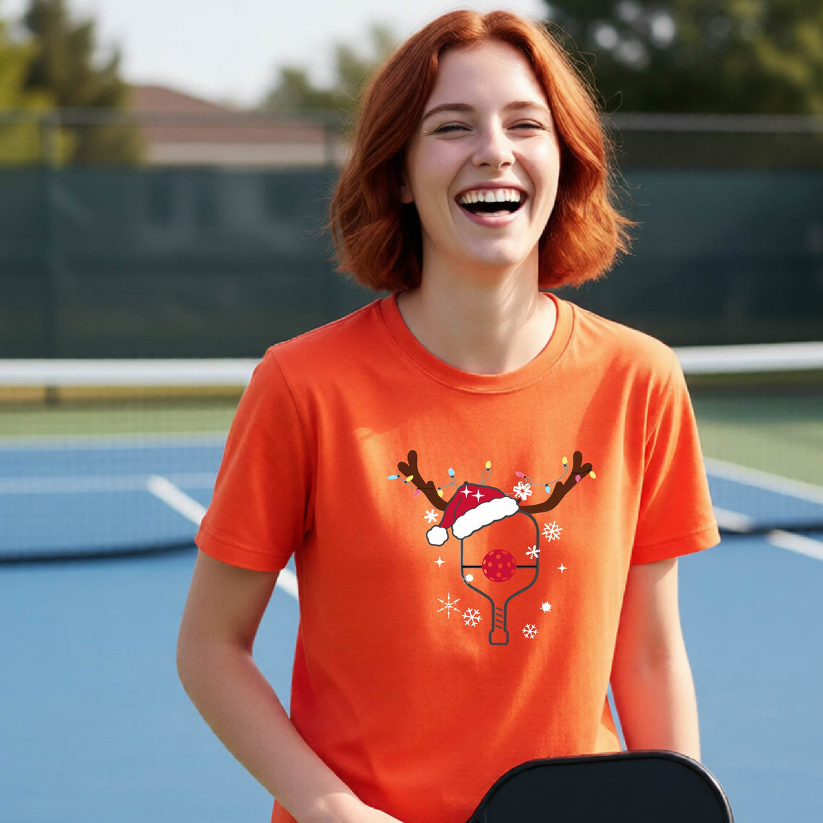 Kids Christmas Pickleball Shirt Youth Pickleball Apparel Holiday Sports Shirt for Pickleball Players