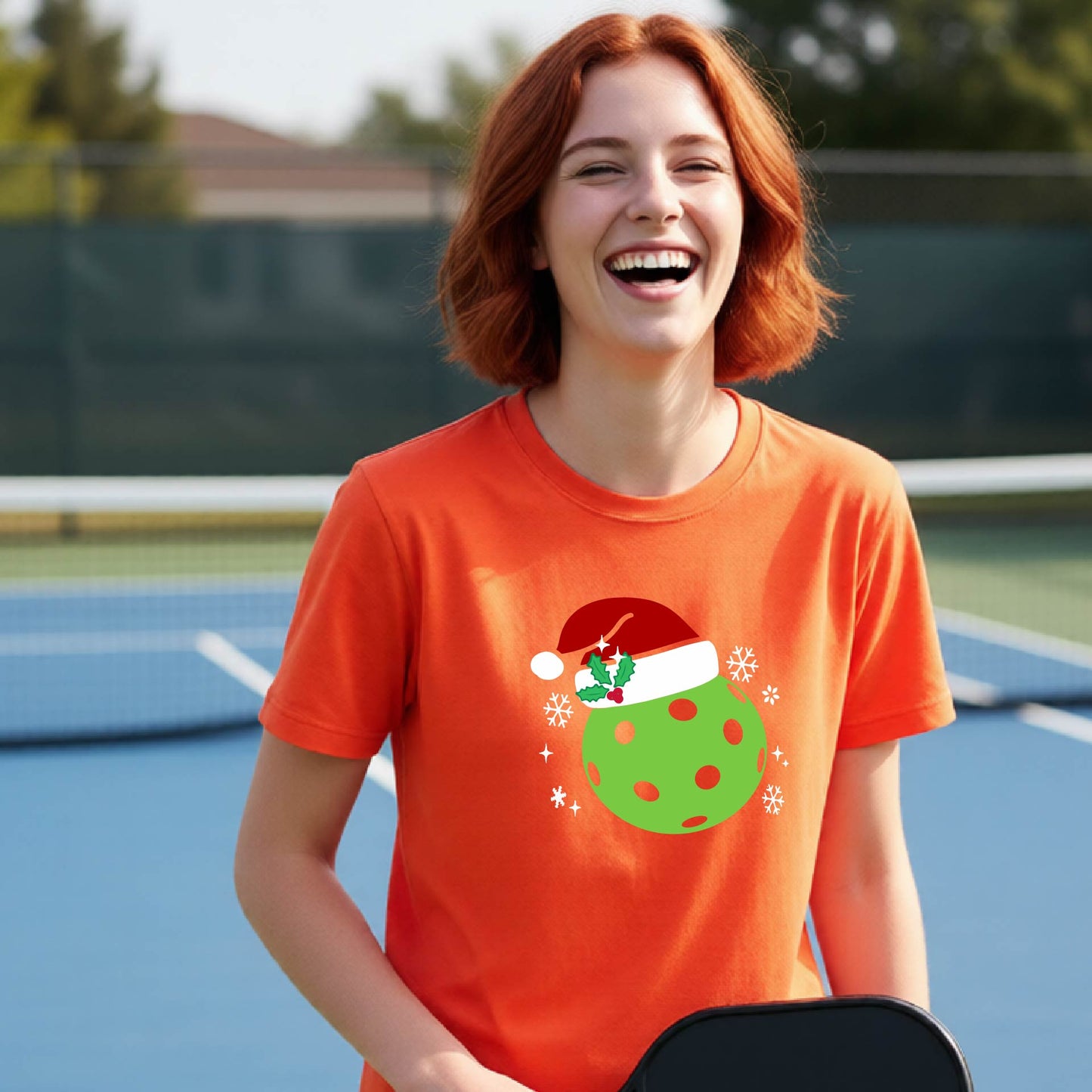 Kids Christmas Pickleball Shirt Youth Pickleball Apparel Holiday Sports Shirt for Pickleball Players