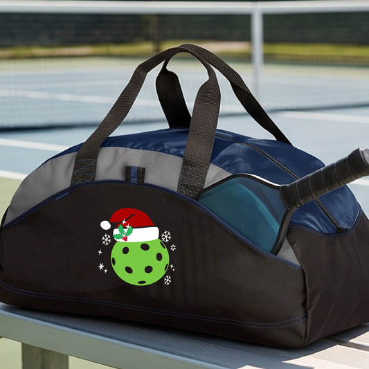 Holiday Pickleball Duffel Bag – Christmas Pickleball Sports Bag & Player Gift