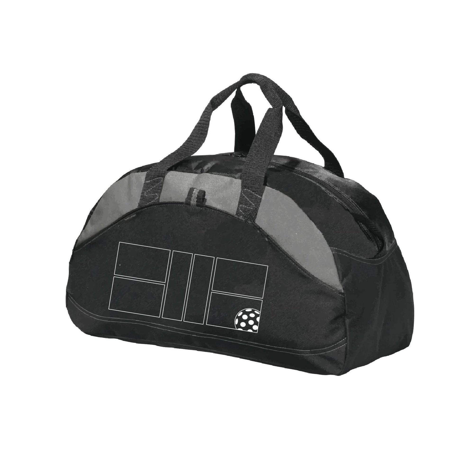 Pickleball Court (White) | Pickleball Sports Duffel | Medium Size Court Bag