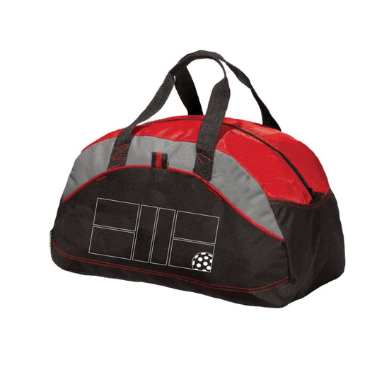Pickleball Court (White) | Pickleball Sports Duffel | Medium Size Court Bag