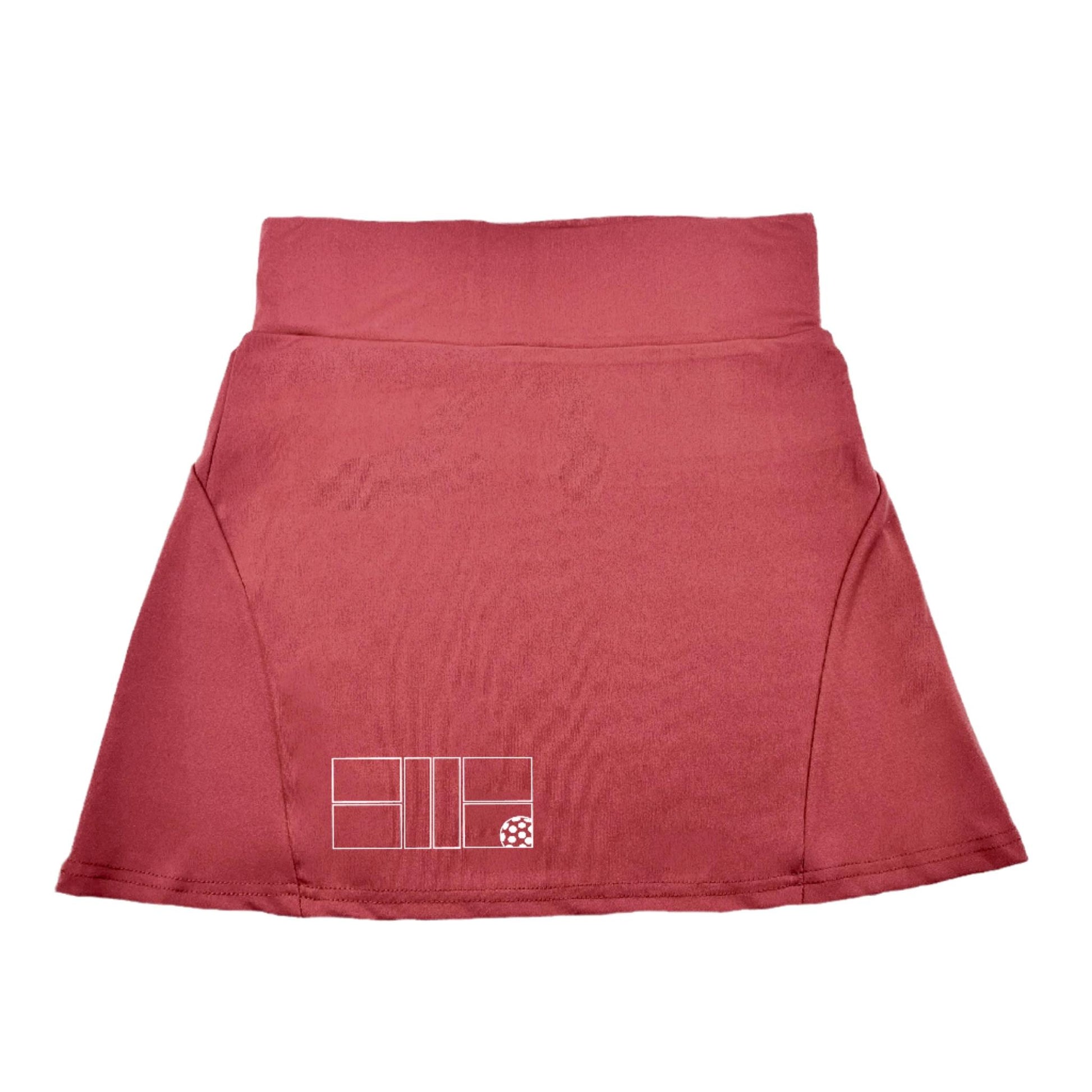 Pickleball Court (White) | Women's Flirty Pickleball Skort