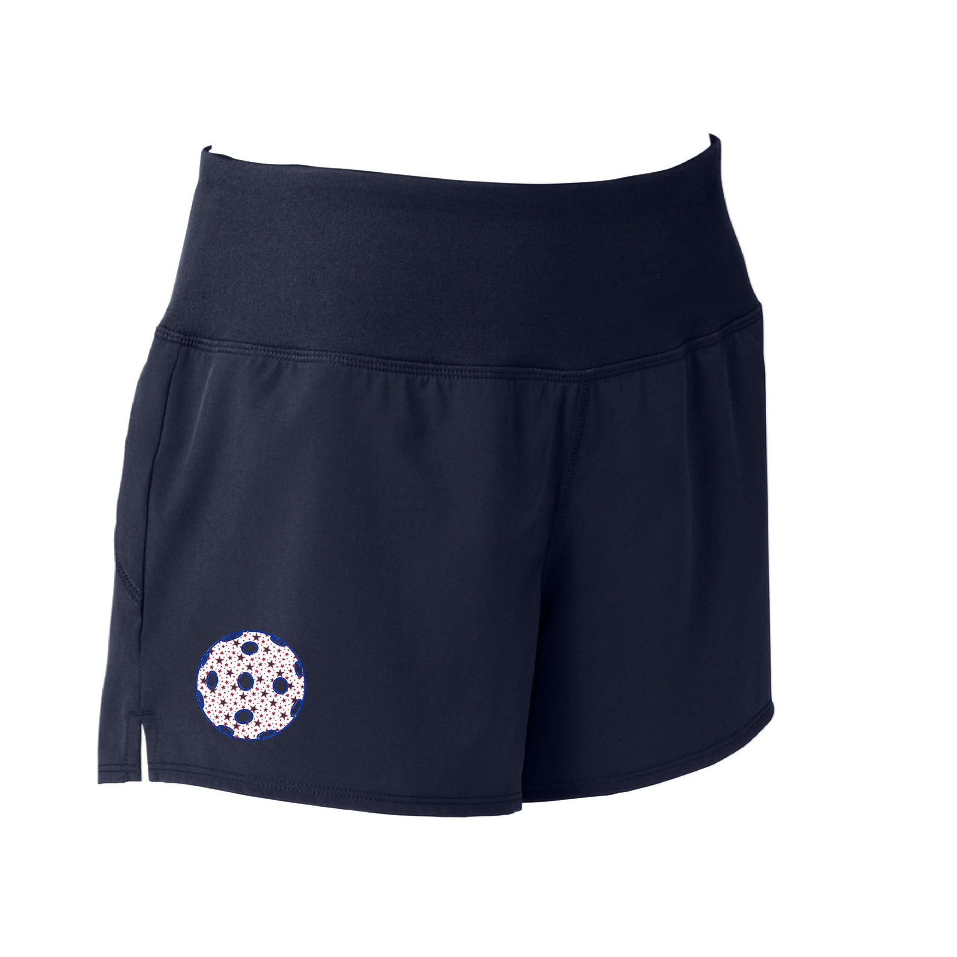 Pickleball Customizable (Colors Cyan, Green, Orange, Pink, Star) | Women's Pickleball Shorts