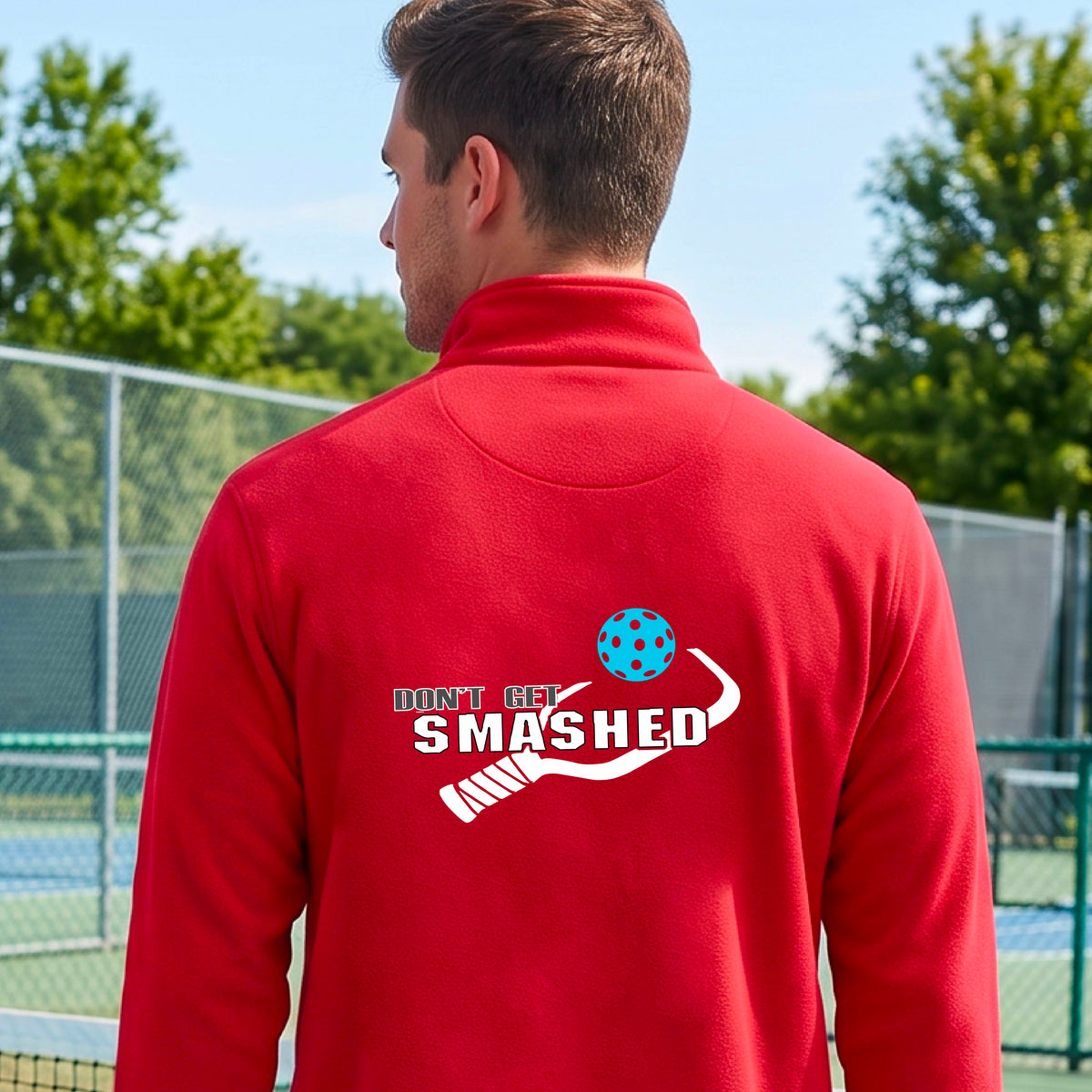 Men’s Pickleball Quarter-Zip Athletic Shirt – Performance Court Apparel - 10 Custom Colors