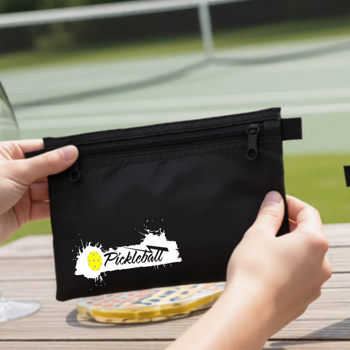 Pickleball Cosmetic Bag – Fun Gift for Pickleball Players