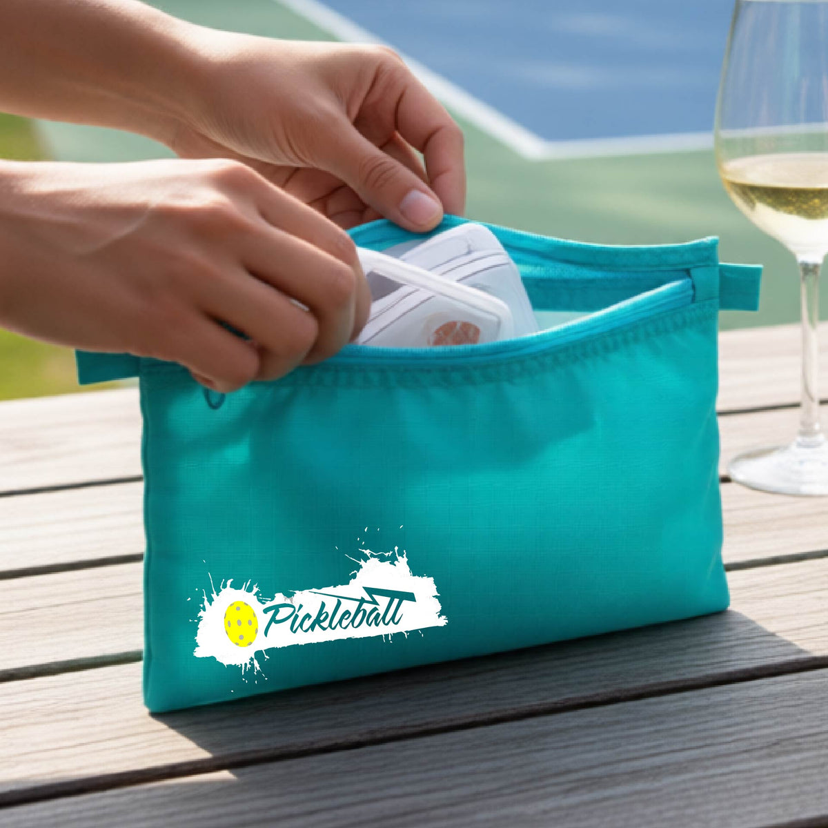 Pickleball Cosmetic Bag – Fun Gift for Pickleball Players