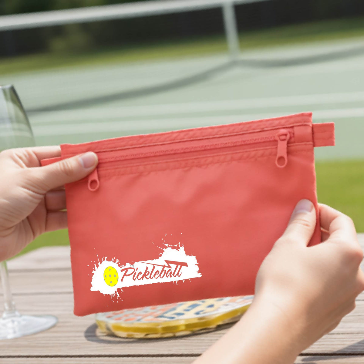 Pickleball Cosmetic Bag – Fun Gift for Pickleball Players