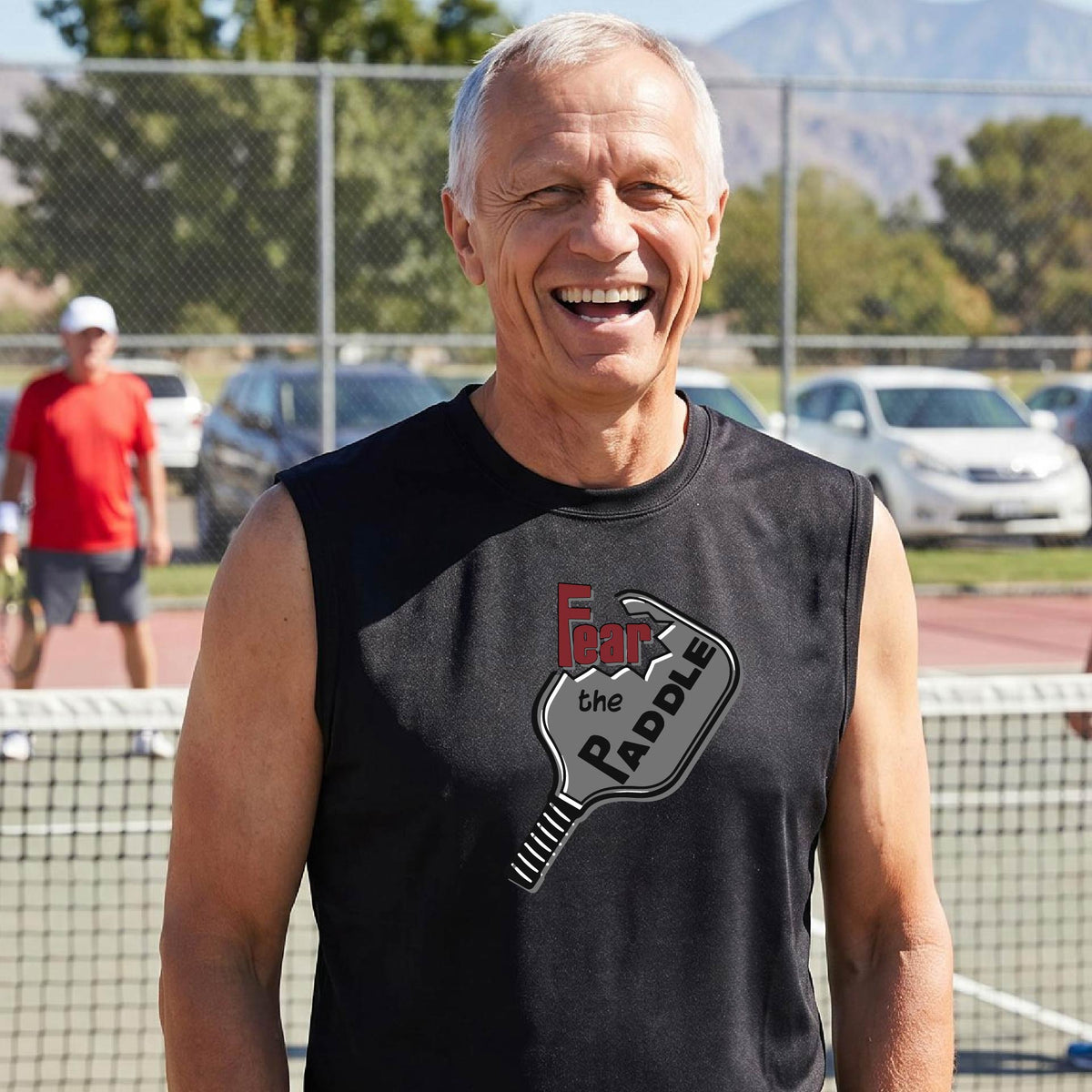 Men’s Athletic Pickleball Shirt – Lightweight Performance Top - Sleeveless