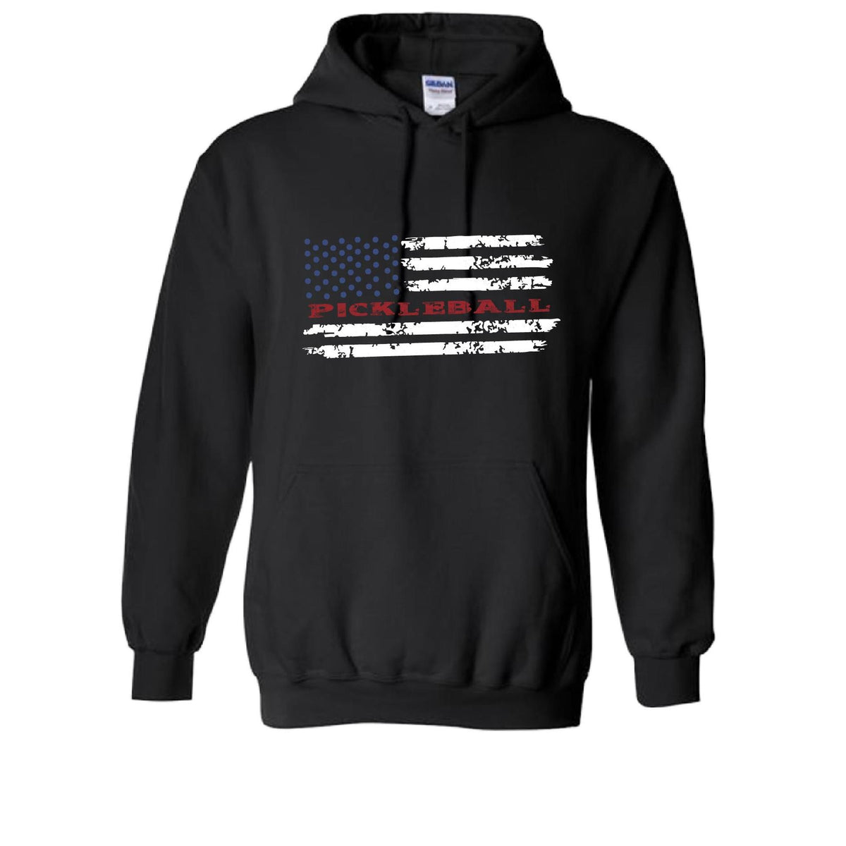 Pickleball Flag (Custom) | Unisex Hoodie Athletic Sweatshirt | 50% Cotton/50% Polyester
