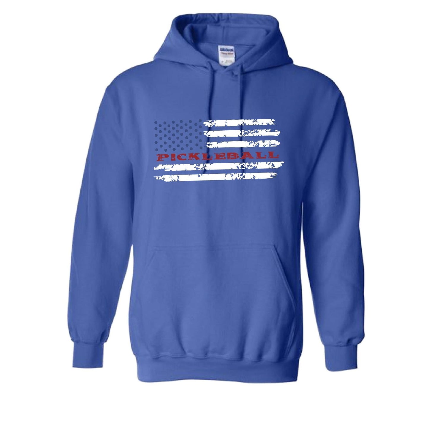 Pickleball Flag (Custom) | Unisex Hoodie Athletic Sweatshirt | 50% Cotton/50% Polyester