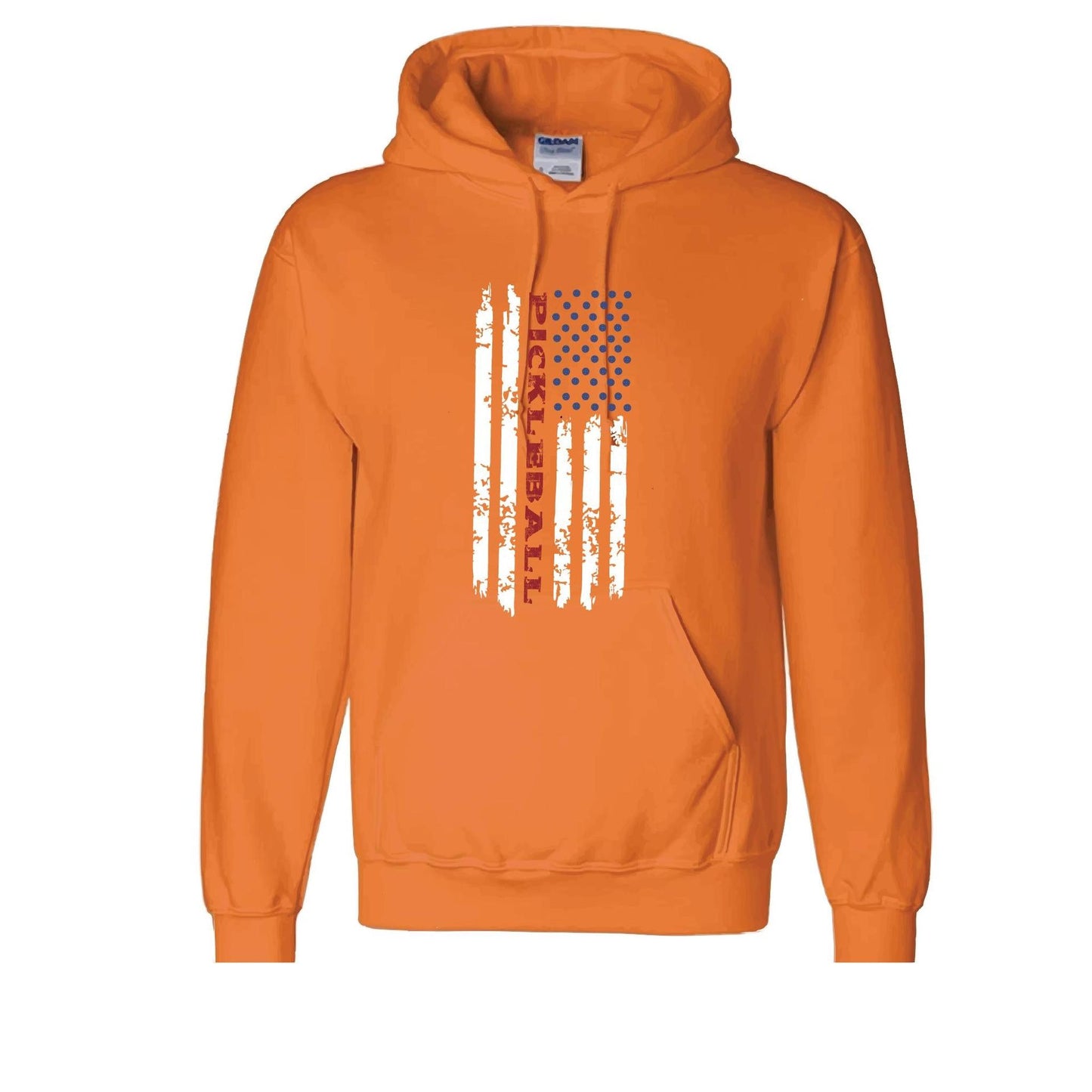 Pickleball Flag (Custom) | Unisex Hoodie Athletic Sweatshirt | 50% Cotton/50% Polyester