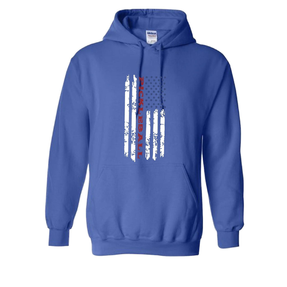 Pickleball Flag (Custom) | Unisex Hoodie Athletic Sweatshirt | 50% Cotton/50% Polyester