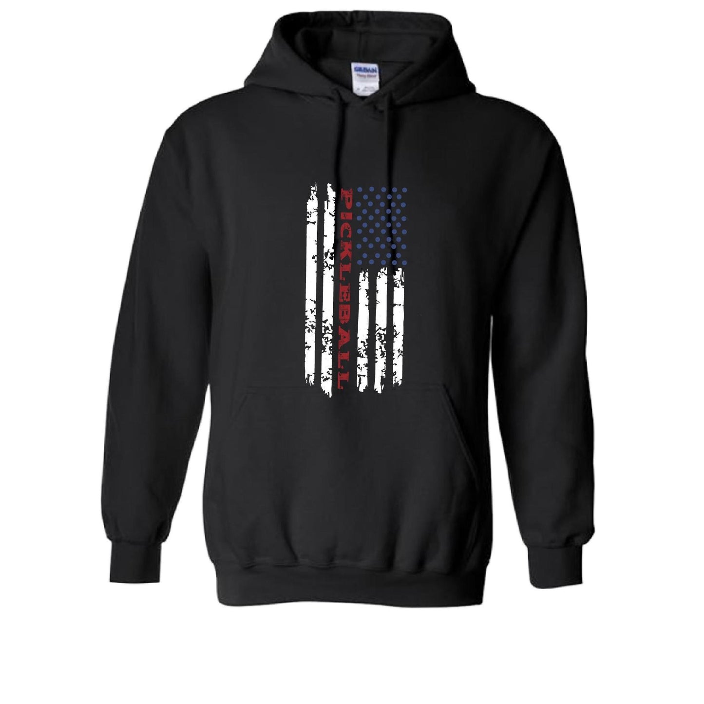 Pickleball Flag (Custom) | Unisex Hoodie Athletic Sweatshirt | 50% Cotton/50% Polyester