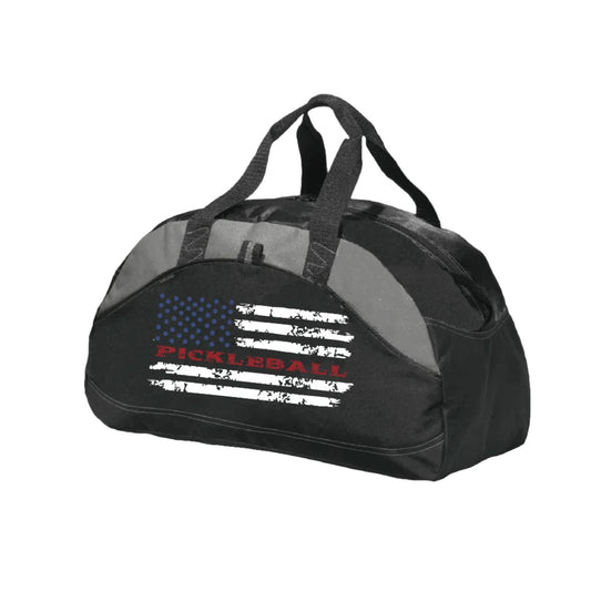 Pickleball Flag | Pickleball Sports Duffel | Medium Size Court Bag