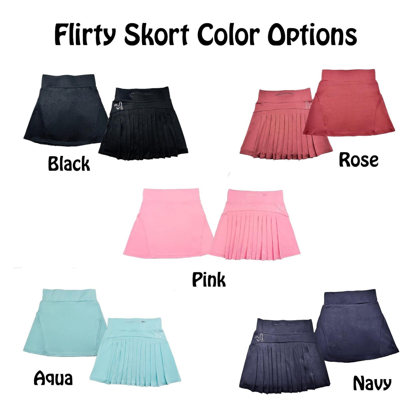 Pickleball Flirty Skorts Clearance | MULTIPLE DESIGNS | Clearance Women's Pickleball Skort