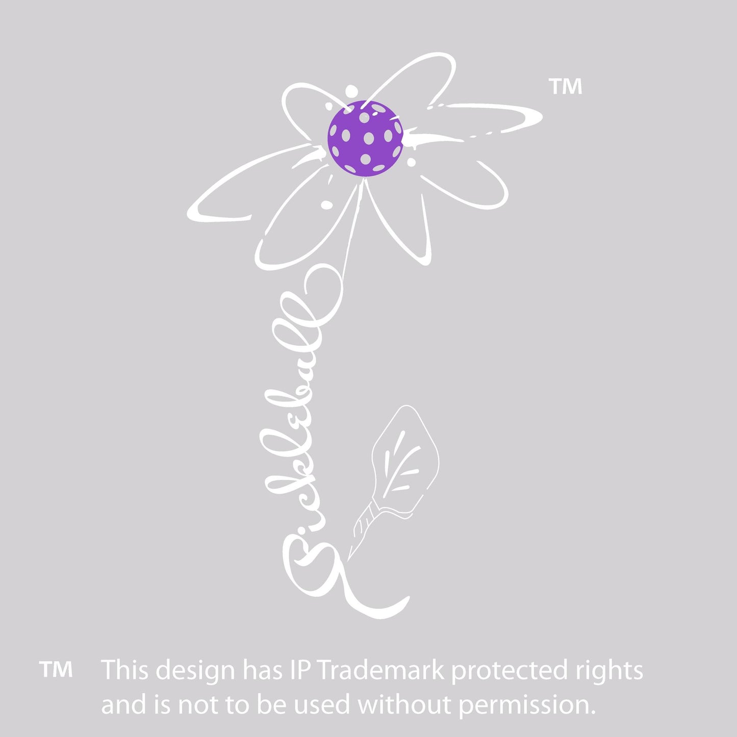 Pickleball Flower (8 Custom Pickleball Colors) | Unisex Hoodie Athletic Sweatshirt | 50% Cotton/50% Polyester